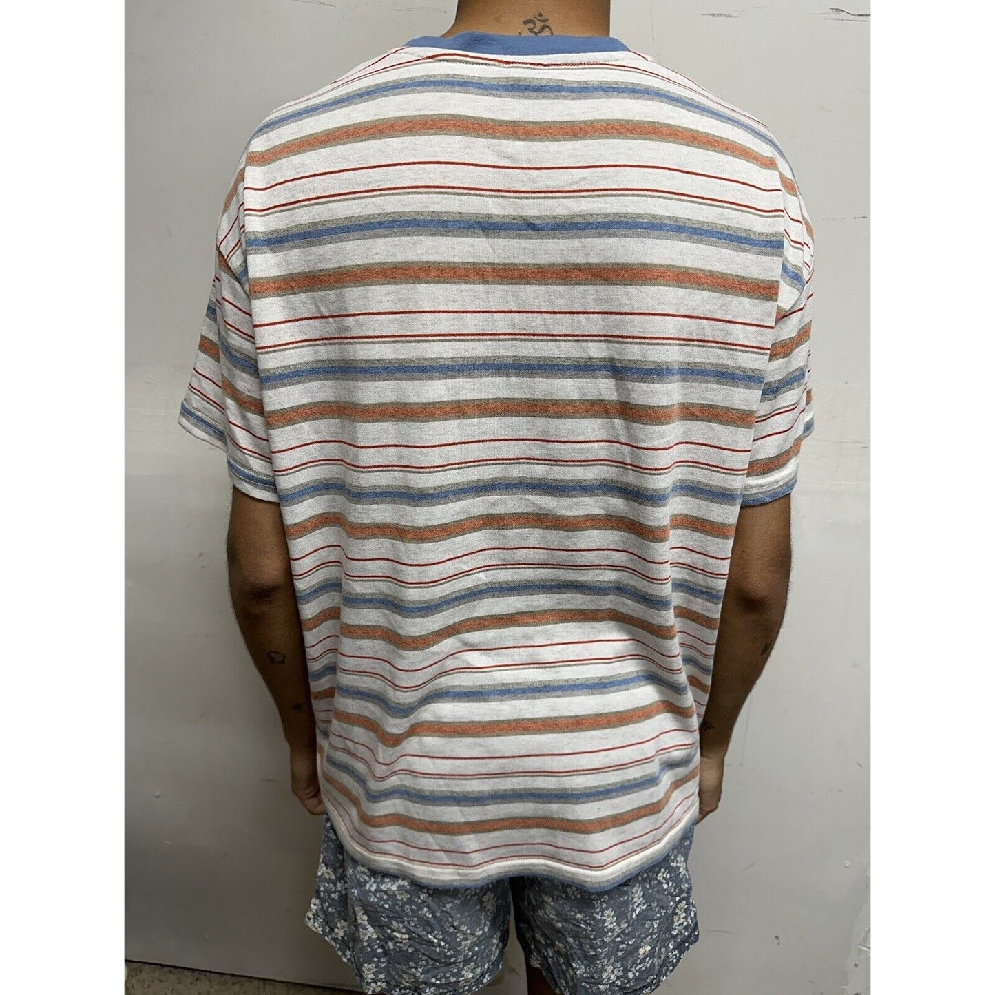 Men’s Dazy Striped Large Tshirt Multicolor