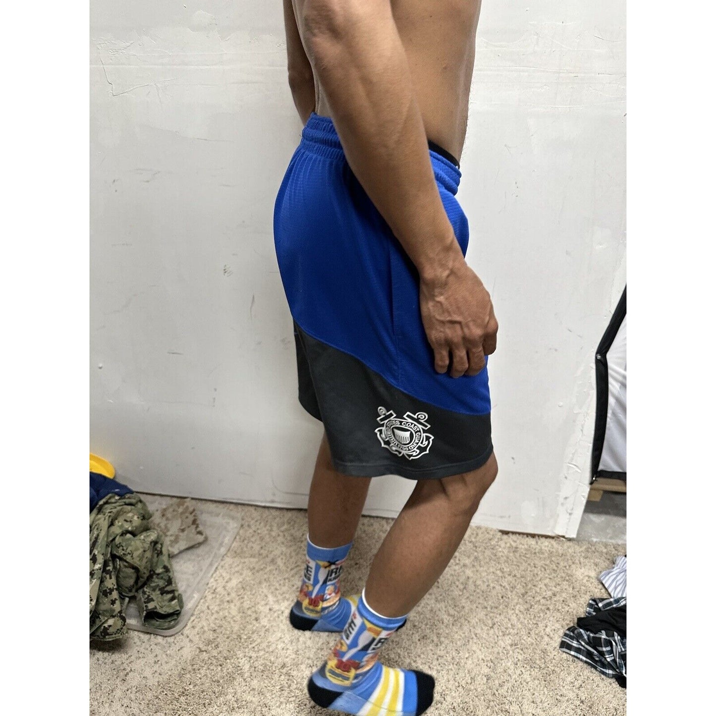 Men’s Large Dri-fit Nike Blue United States Coast Guard Athletic Shorts