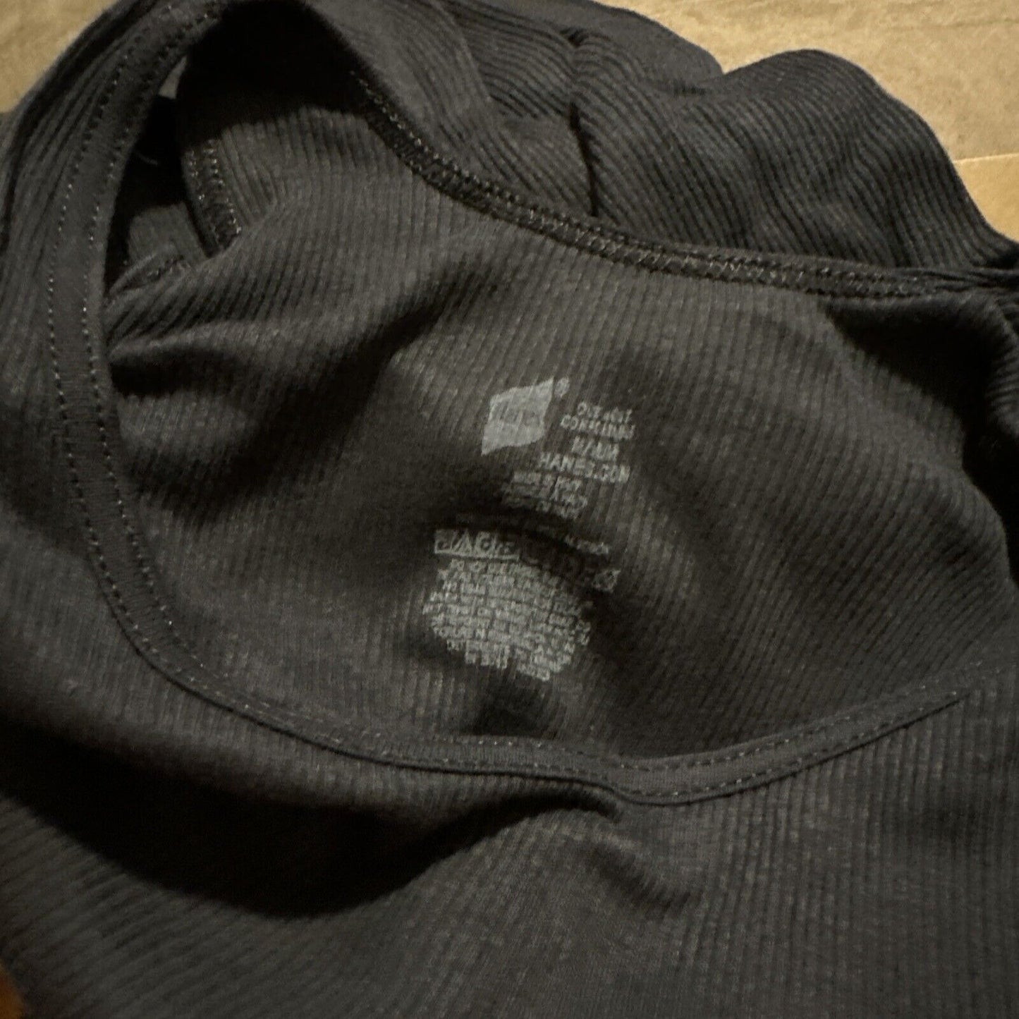 Hanes Comfort Soft Men’s Medium Black Cotton Muscle Tank Top
