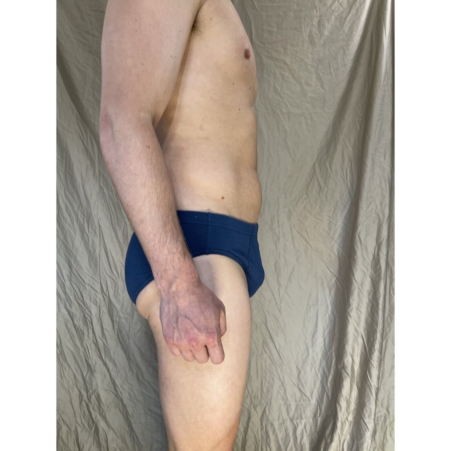 men's dark blue covington large brief