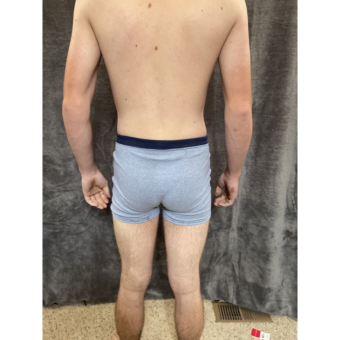 boy's Hanes youth XL Light Blue With dark Blue boxer brief