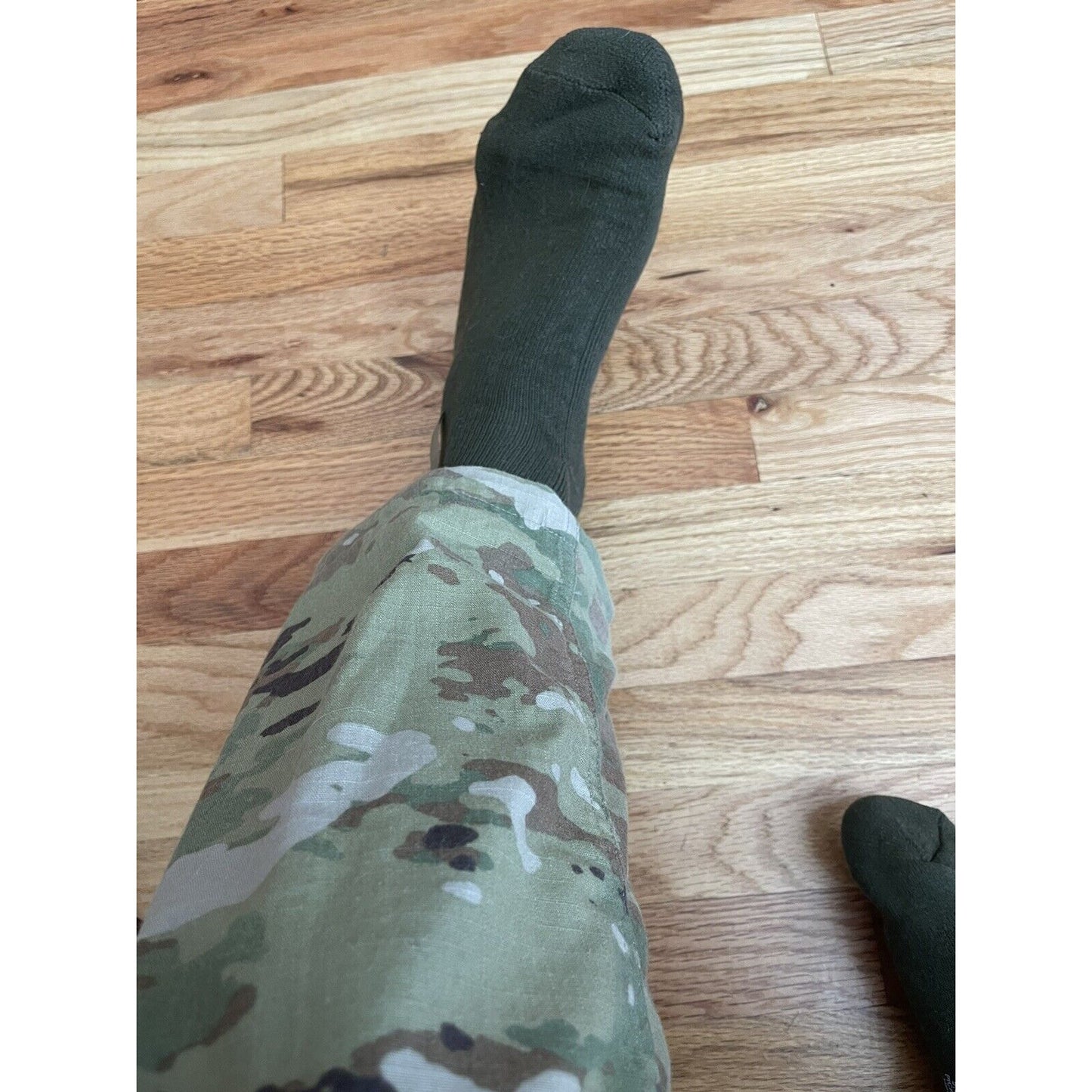 Military Defense Logistics Agency Boot socks XL Olive Green 80% cotton18% nylon
