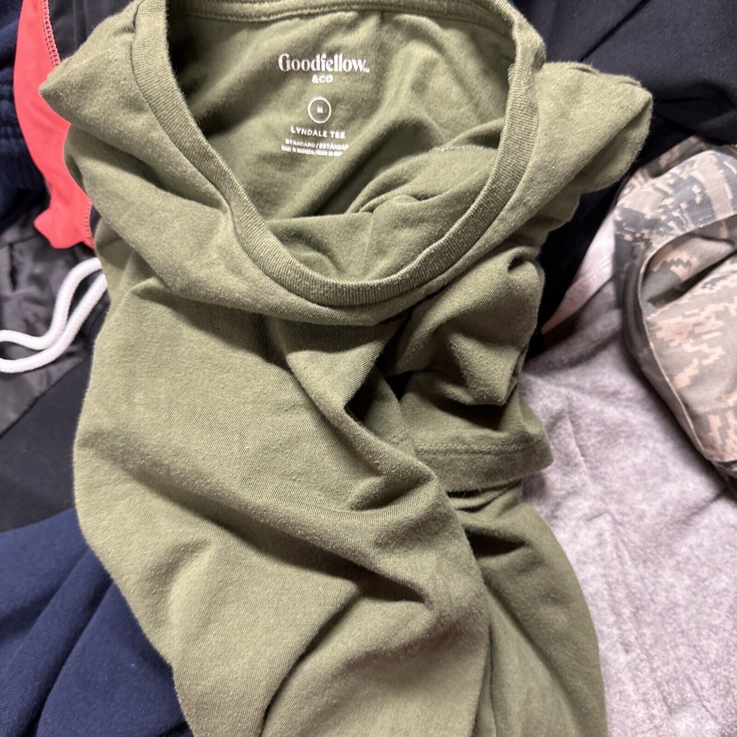 Men’s Olive Green Good Fellow Medium Lyndale Tee Tshirt