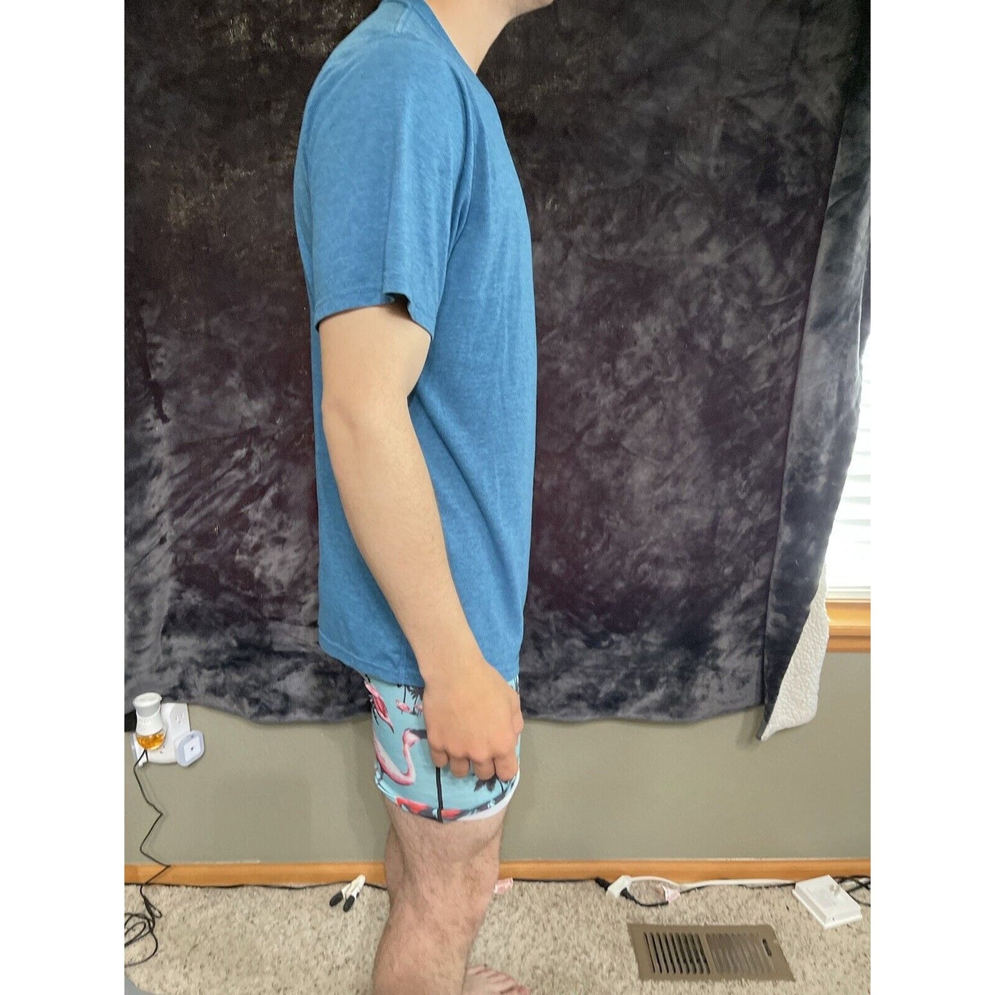 Men’s Large Russell Blue Dri Power Short Sleeve T-shirt