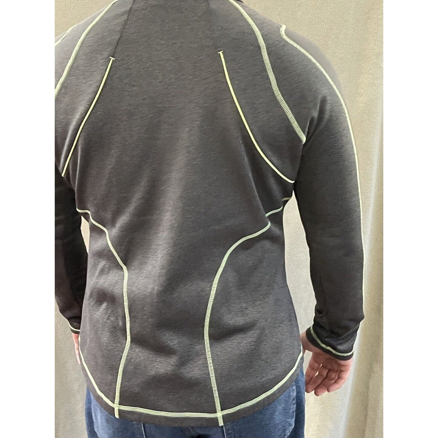 FILA Sport Men's XL Tracksuit Full Zip Up Jumper Gray Jacket Sweatshirt