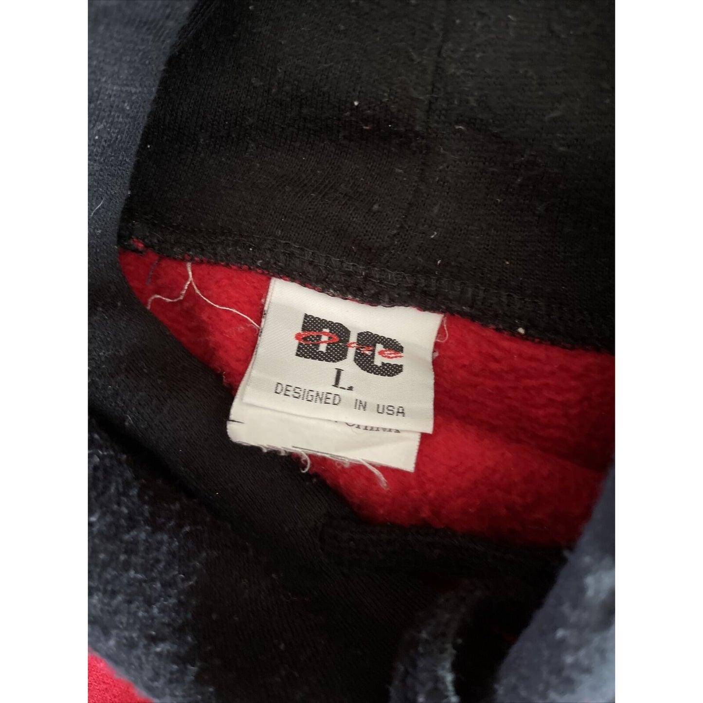 Men's DC large washington Dc red pullover hoodie