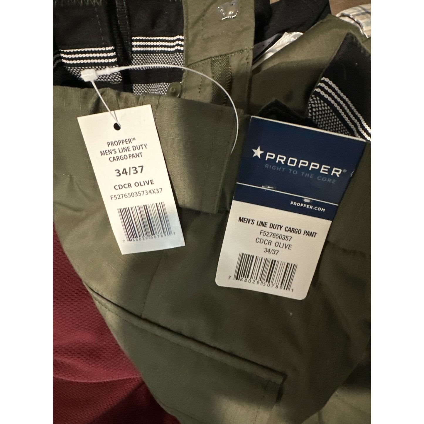 Men’s Propper Line Duty Cargo Pant Olive 34/37 Pants