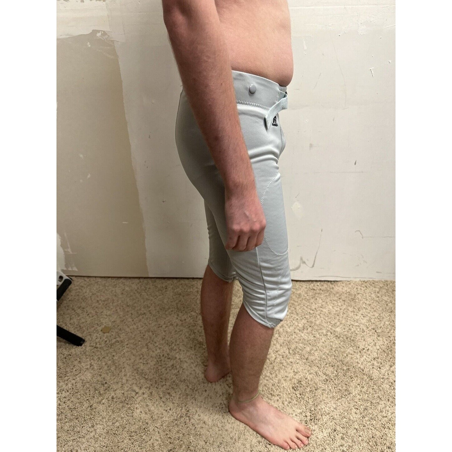 teen boys XXL russell athletic gray football pants
