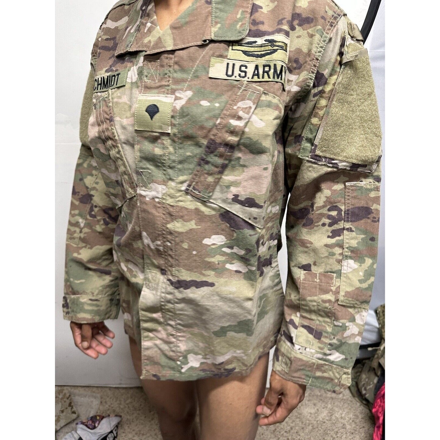 Men’s Ocp Top Coat Army Blouse USAF Flame Resistant w/ tags and patches