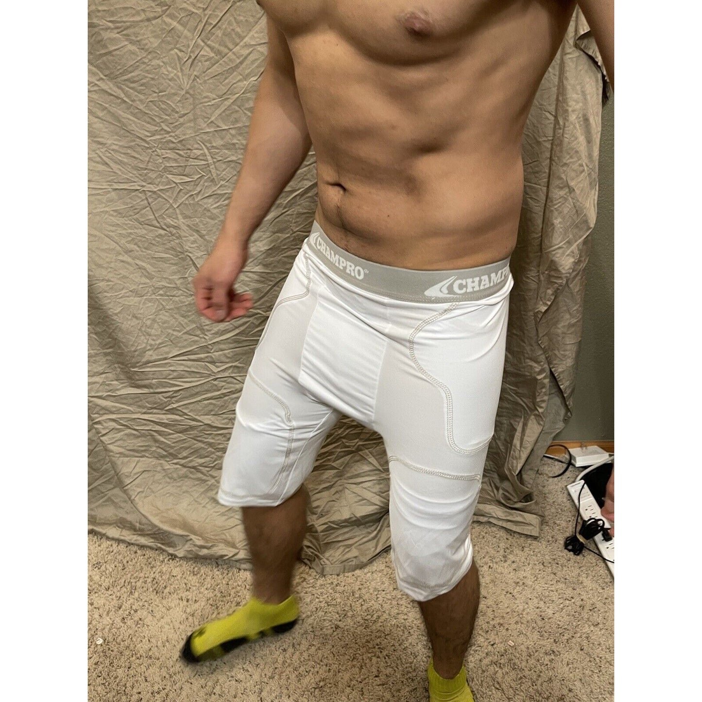 Champro white adult medium football compression girdle