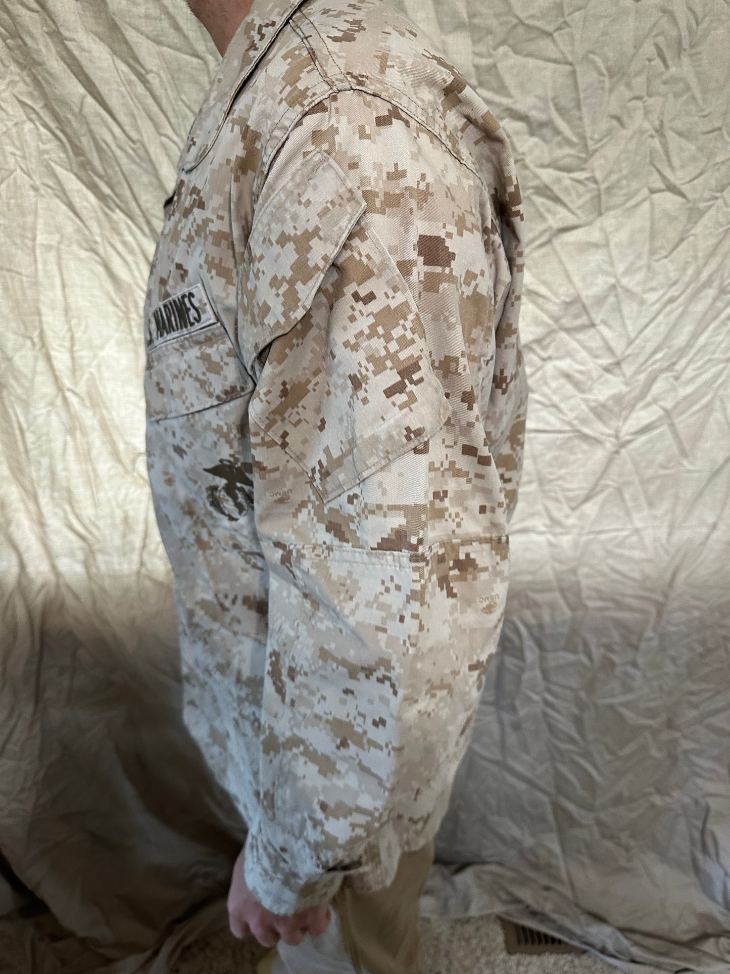 Men’s desert marpat usmc marine corps small regular blouse top