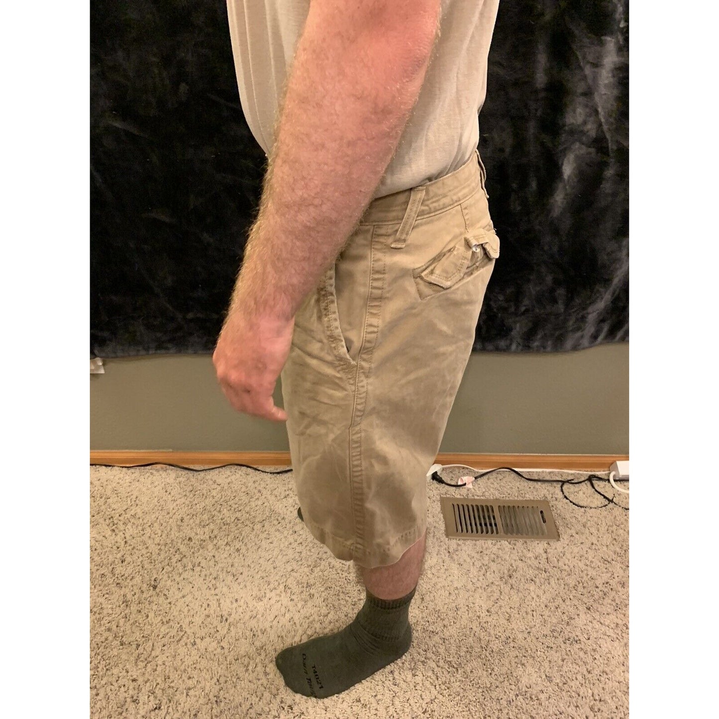 Urban Pipeline UP Shorts Mens 34 Cotton Casual Khaki / TAN RN 73277