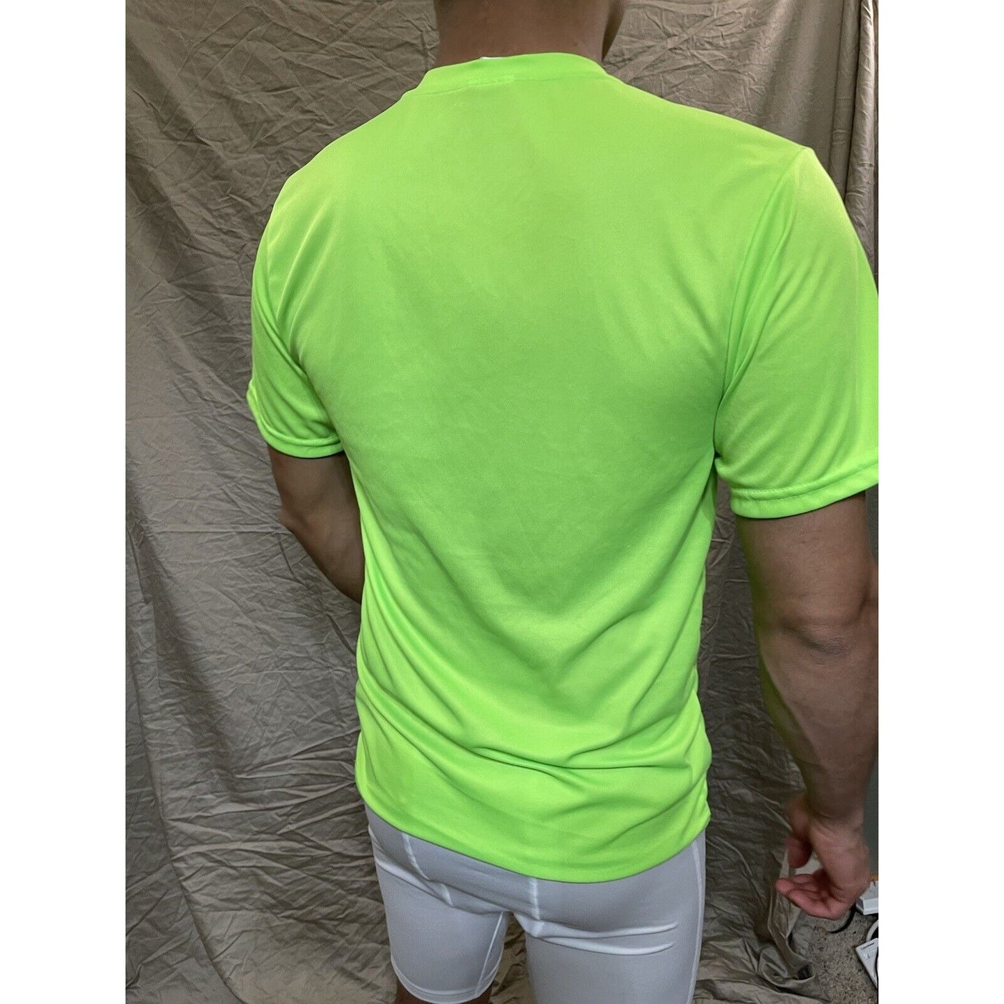 Men's Augusta Sportswear Moisture Management Athletic shirt Neon Green Small