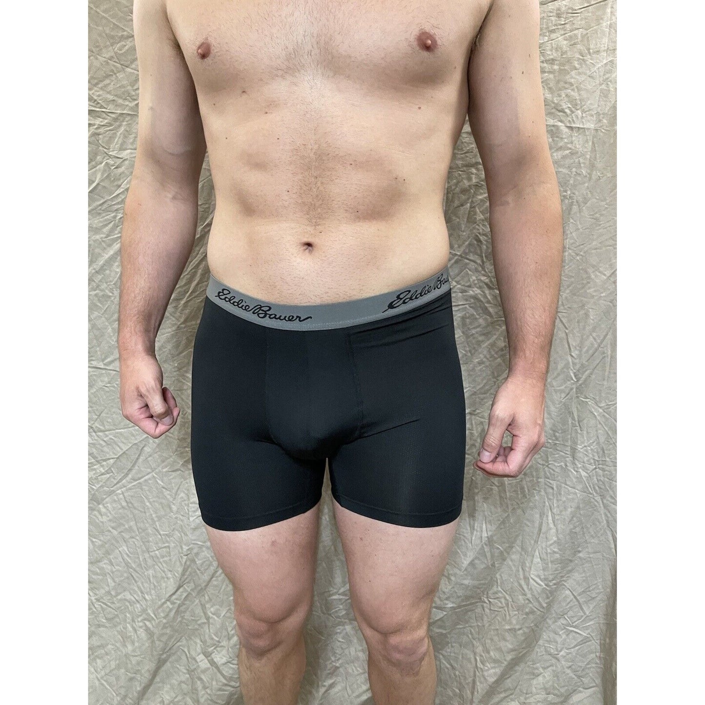 men's eddie bauer Large Black boxer brief