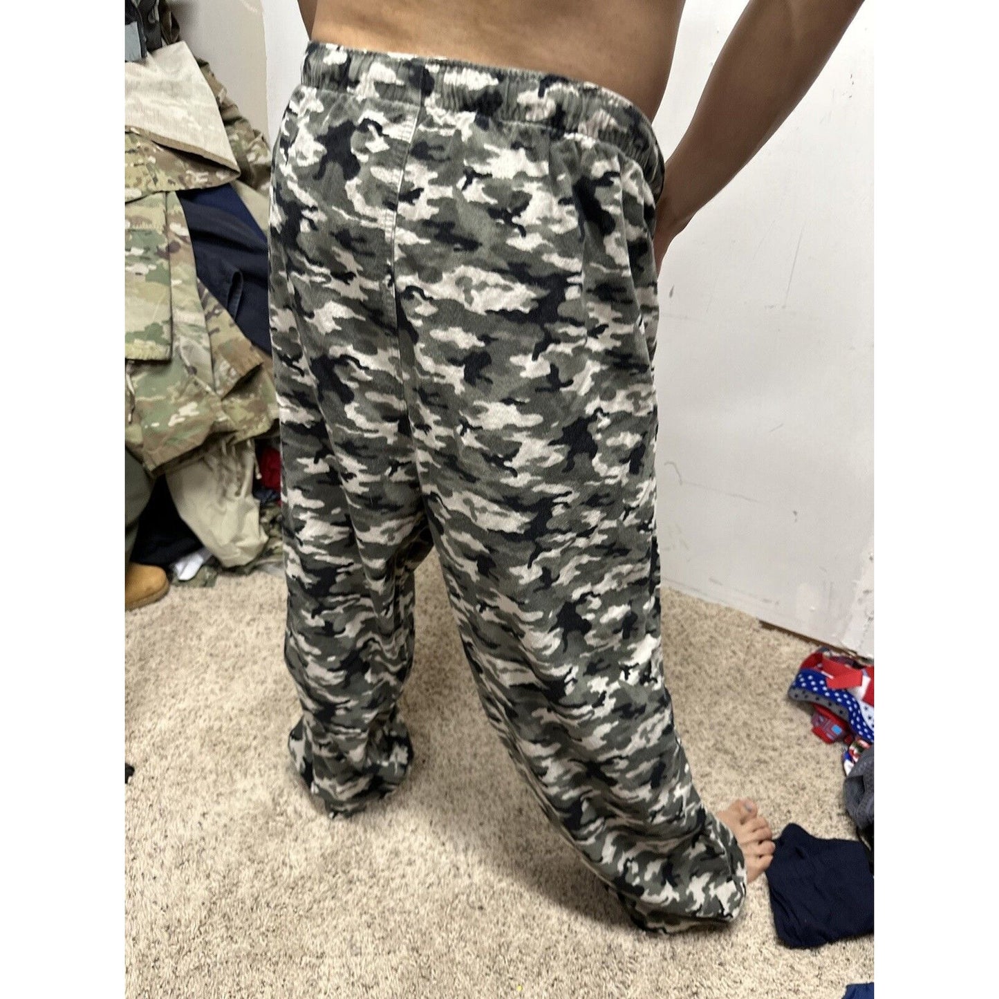 Men’s XXL Joe Boxer Camo Pajama Bottoms Lounge Pants With Pockets
