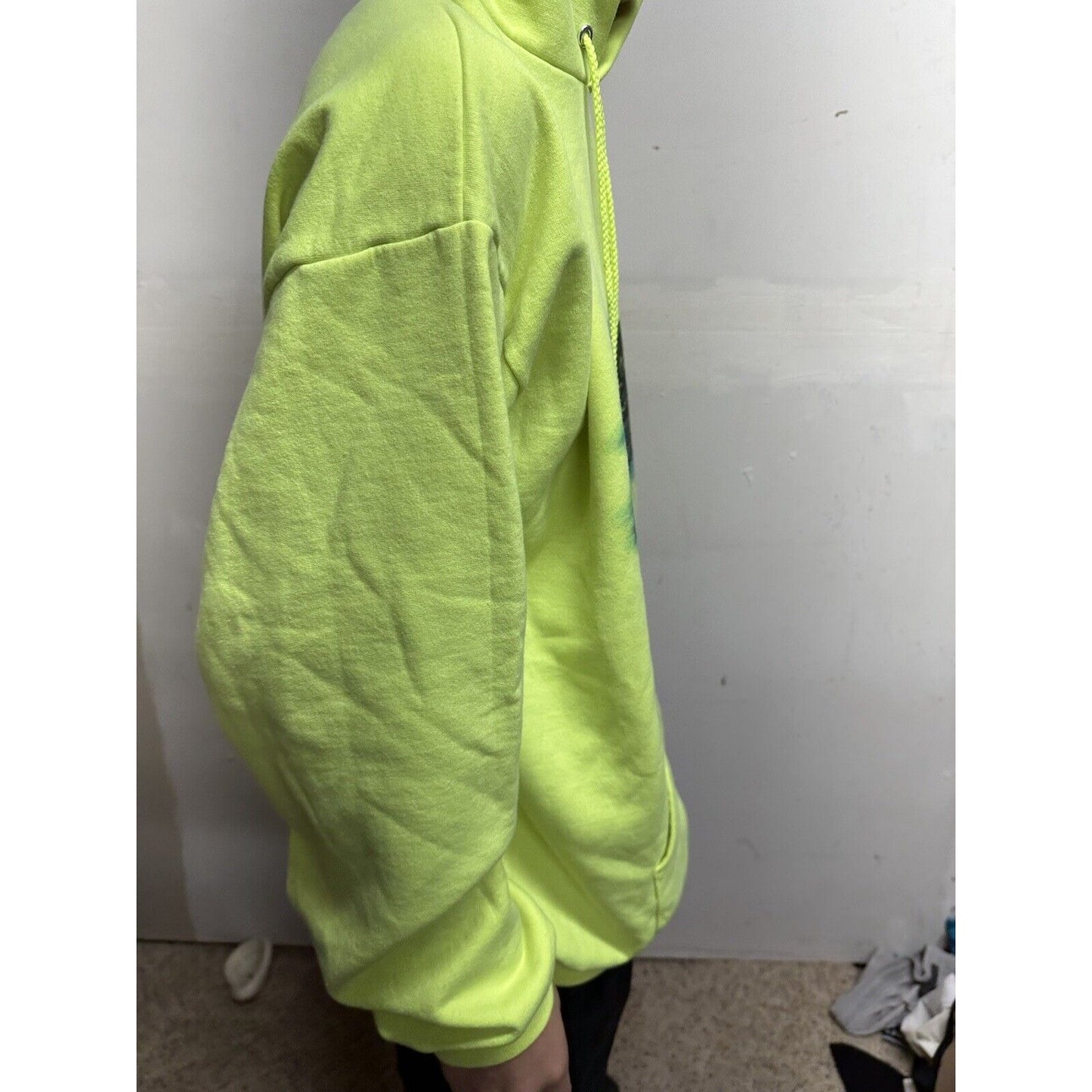 Men’s Neon Yellow Monterey California XXL Hoodie Pullover