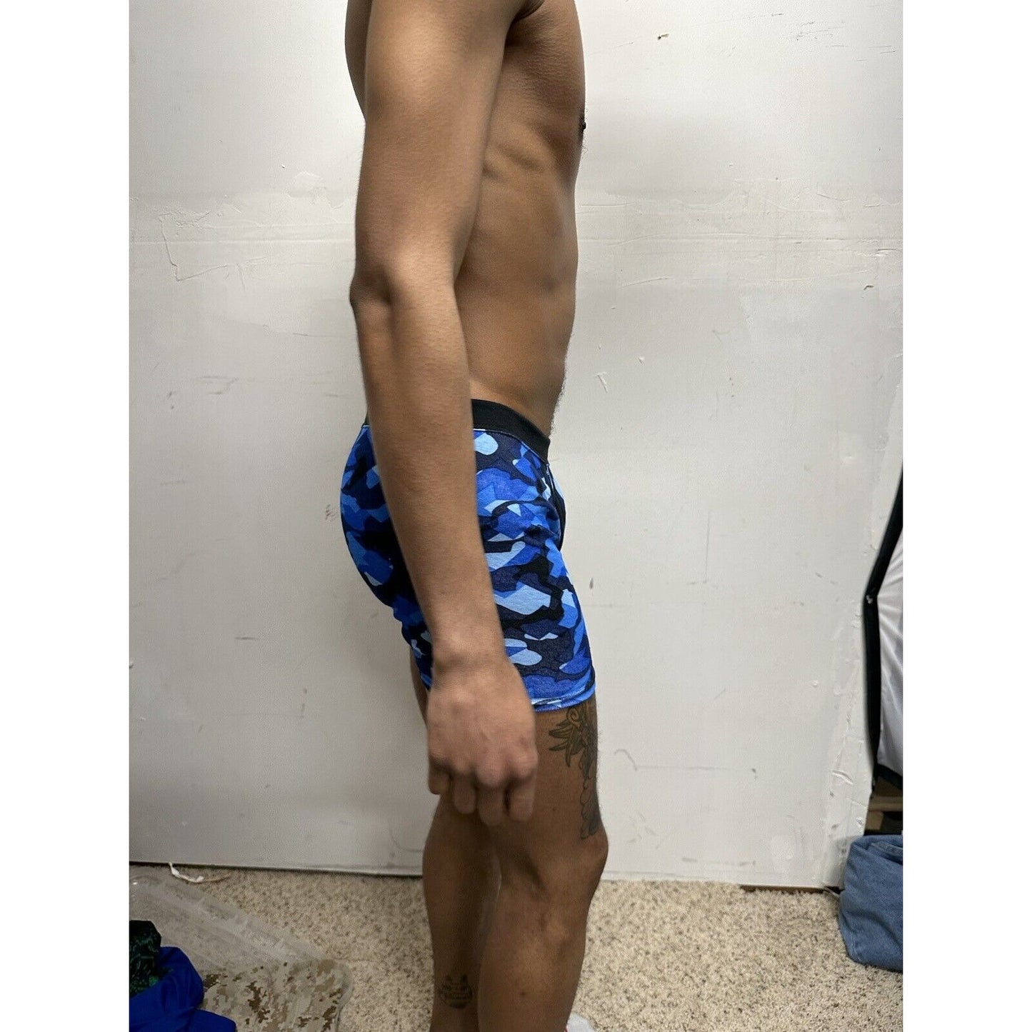 Boys XL blue Camo Hanes boxer briefs