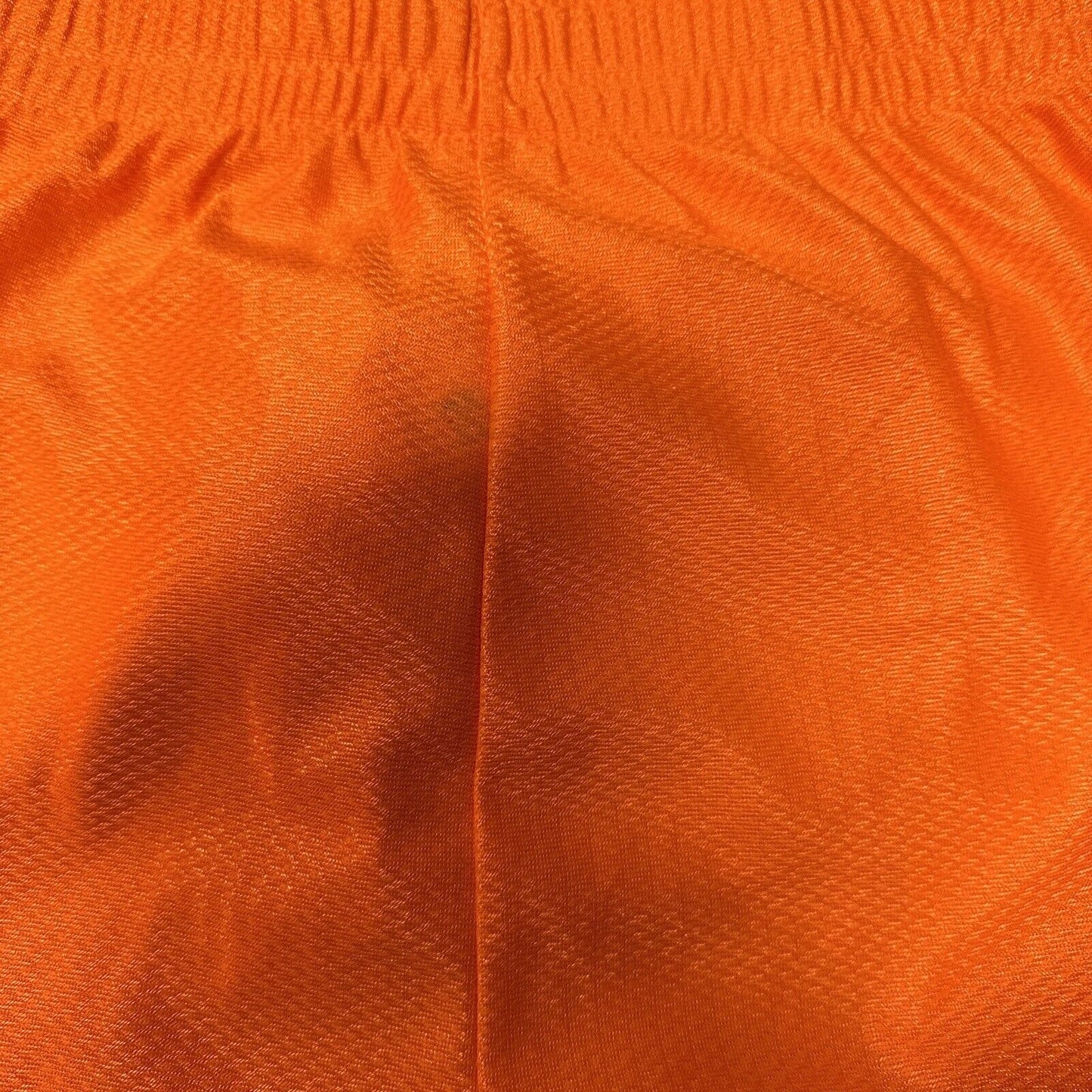 Men’s Neon Orange Starter Medium Athletic Shorts With Pockets