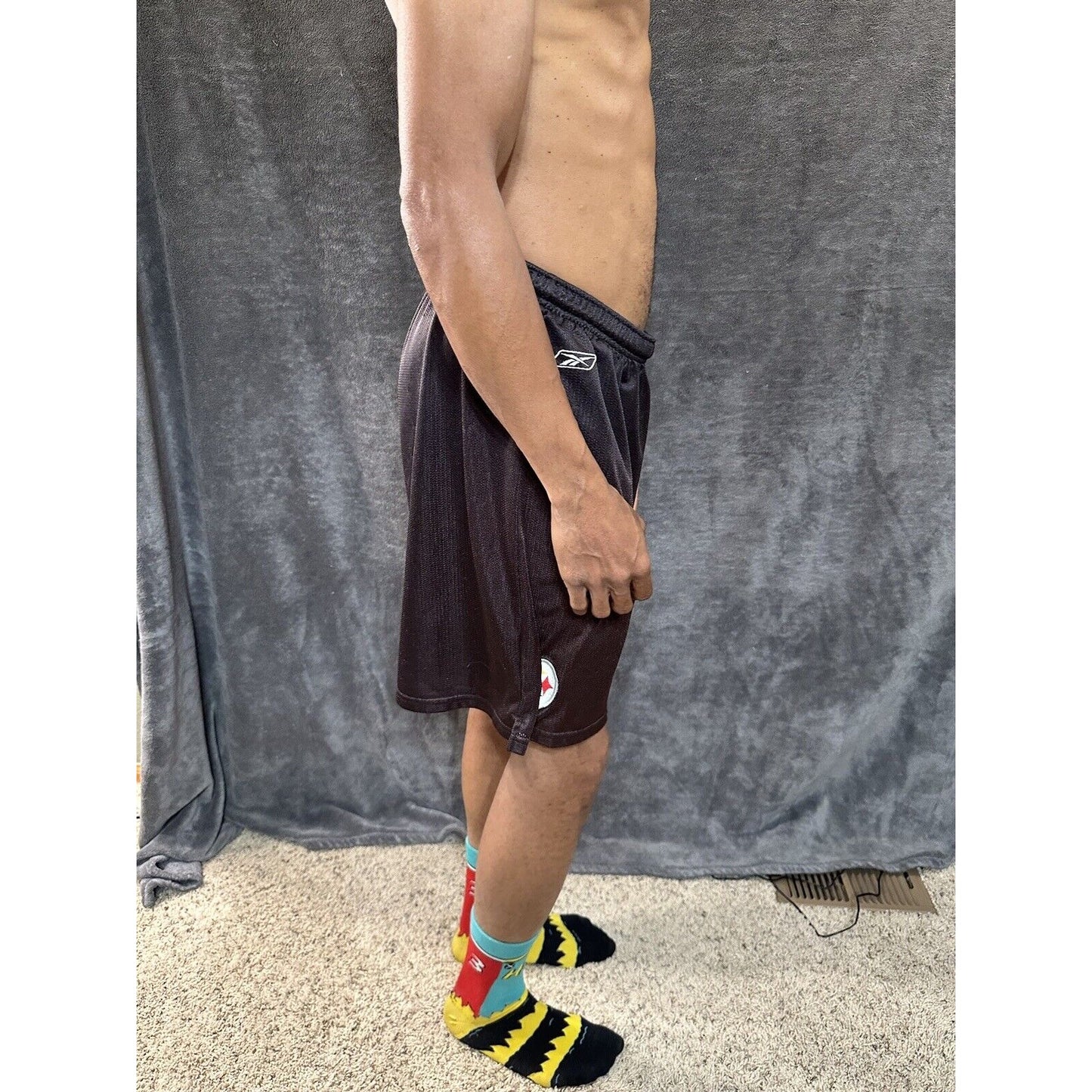Reebok NFL Equipment Steelers Large Shorts