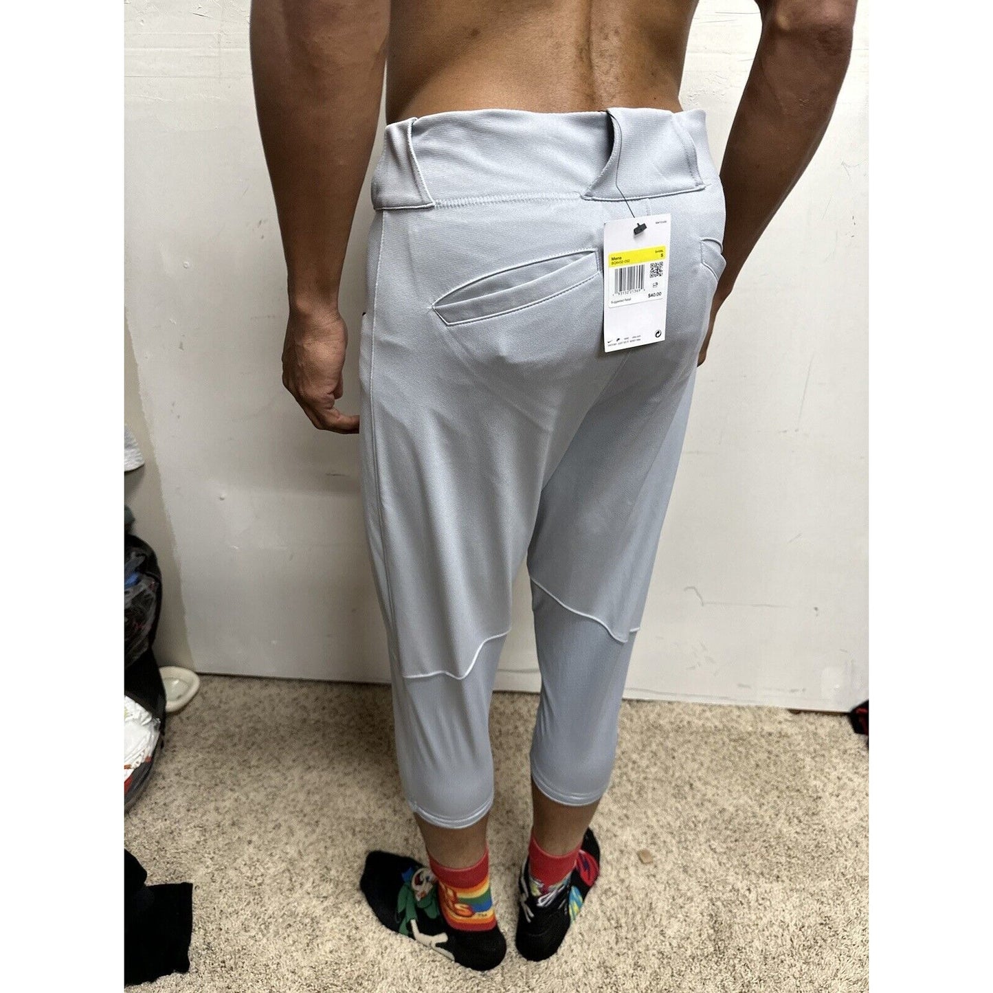 Men’s Gray Team Nike Large Baseball Pants