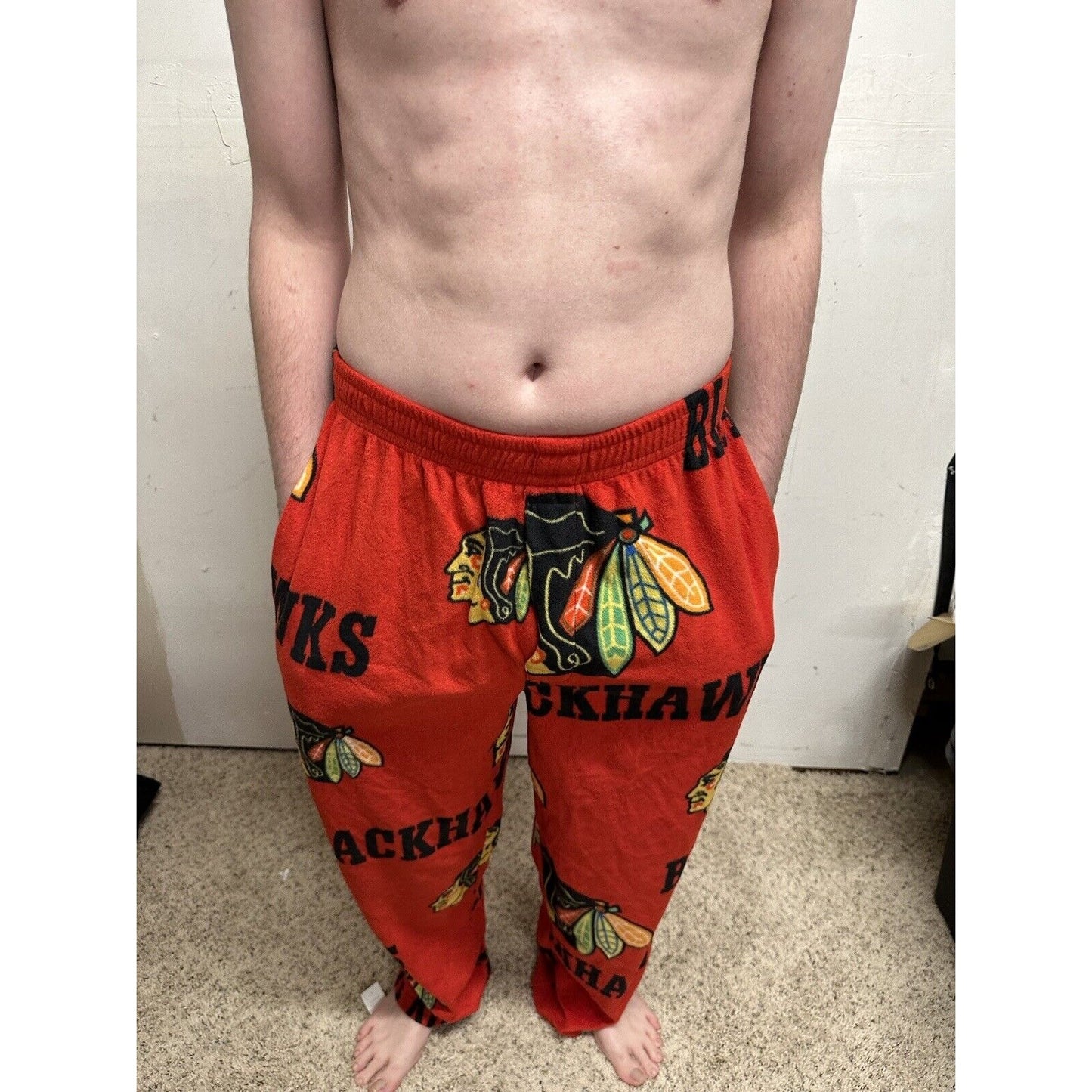 men’s concept sport sleepwear nhl medium blackhawks