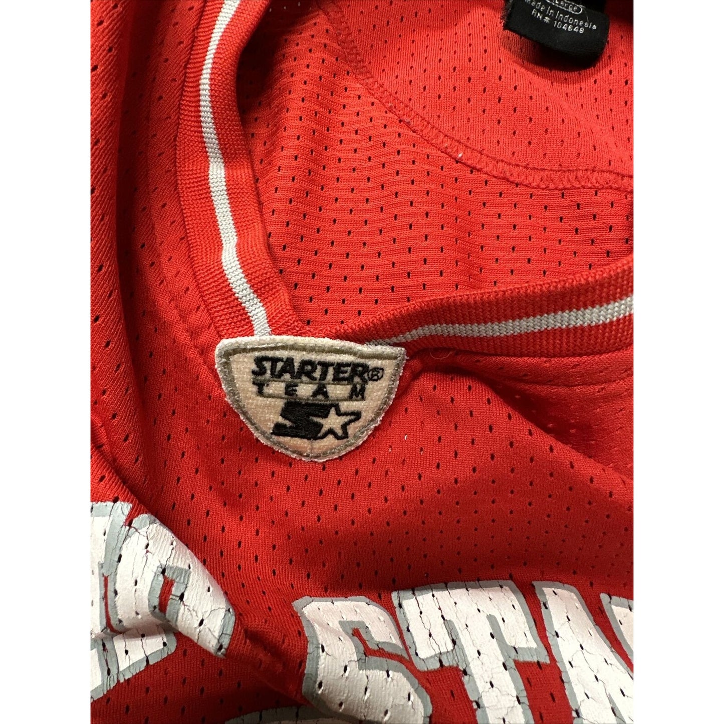Men’s XL Vintage Ohio State Jersey Red Starter Team