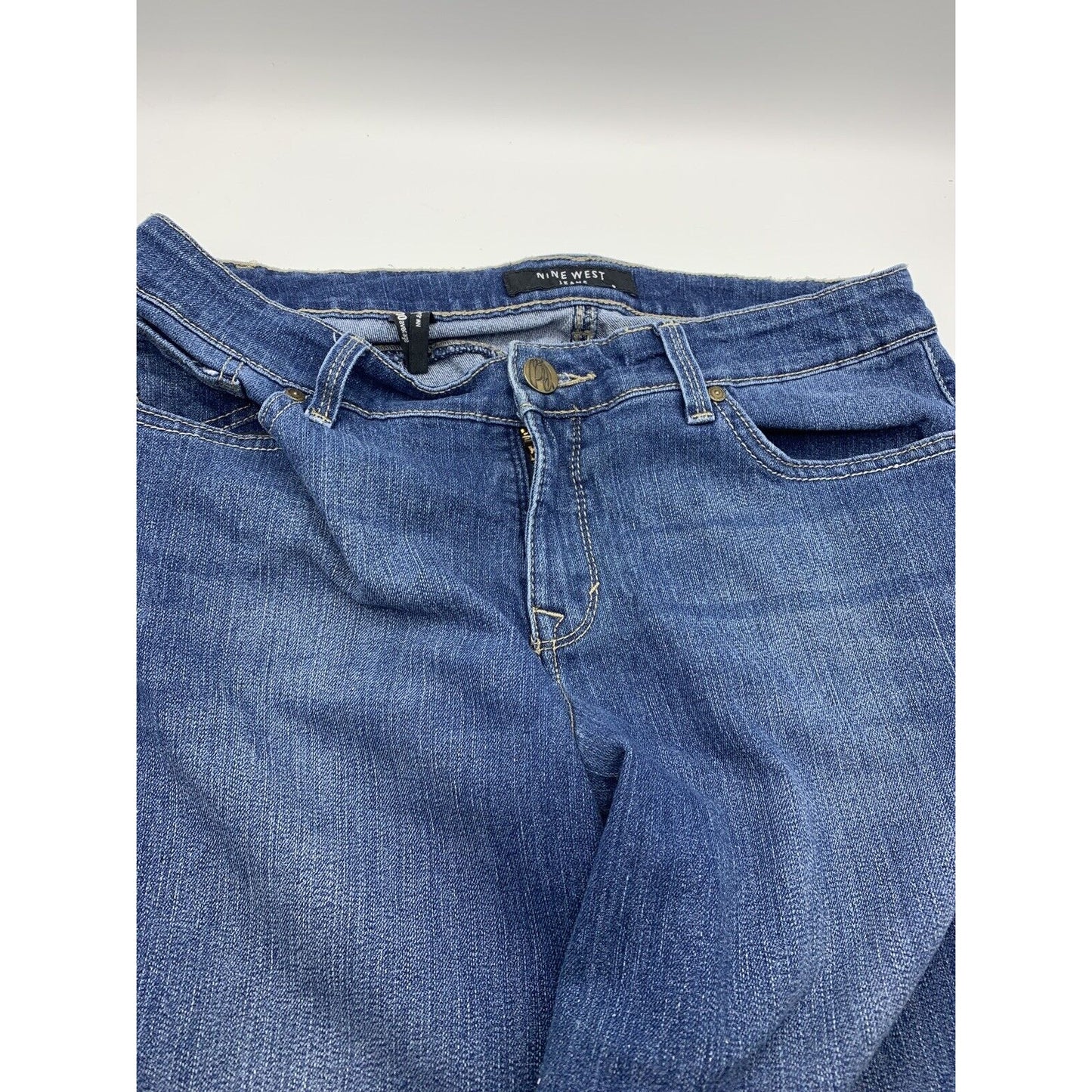 Womens Nine West Dark Denim Bootcut Jeans Size 12/30 Average