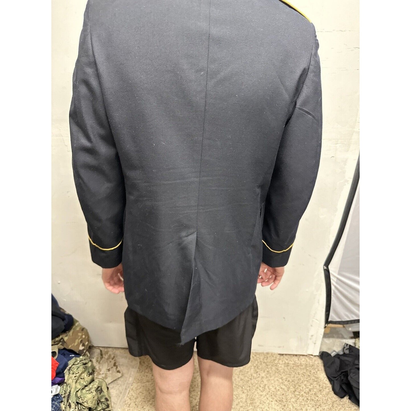Army Service Coat Men’s 38 RC Specialist Rank poly/wool defense logistics
