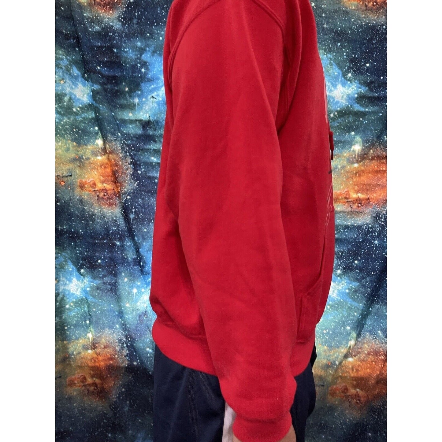 Men’s Gildan Red Large Say Watt #99 Hoodie