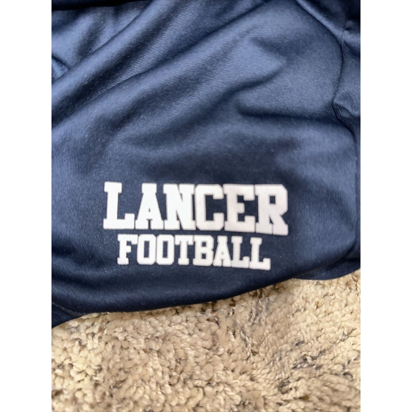 Men’s Dark Blue Badger Sport Small Lancer Football Athletic Shorts With Pockets