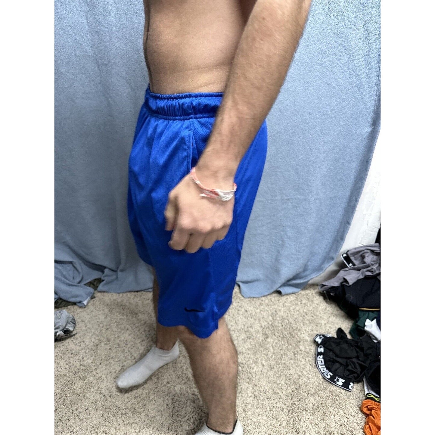 Men’s Blue Nike Medium Dri fit Shorts With Pockets