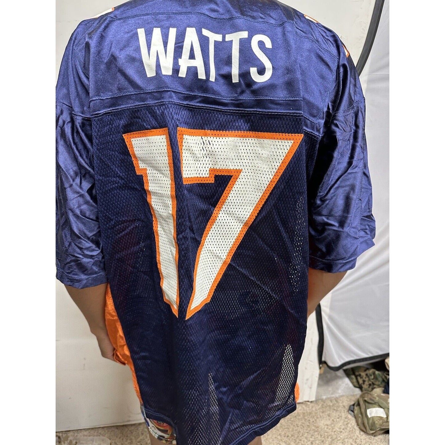 Men’s NFL Equipment Large Reebok Denver Broncos Football Jersey 17 Watts
