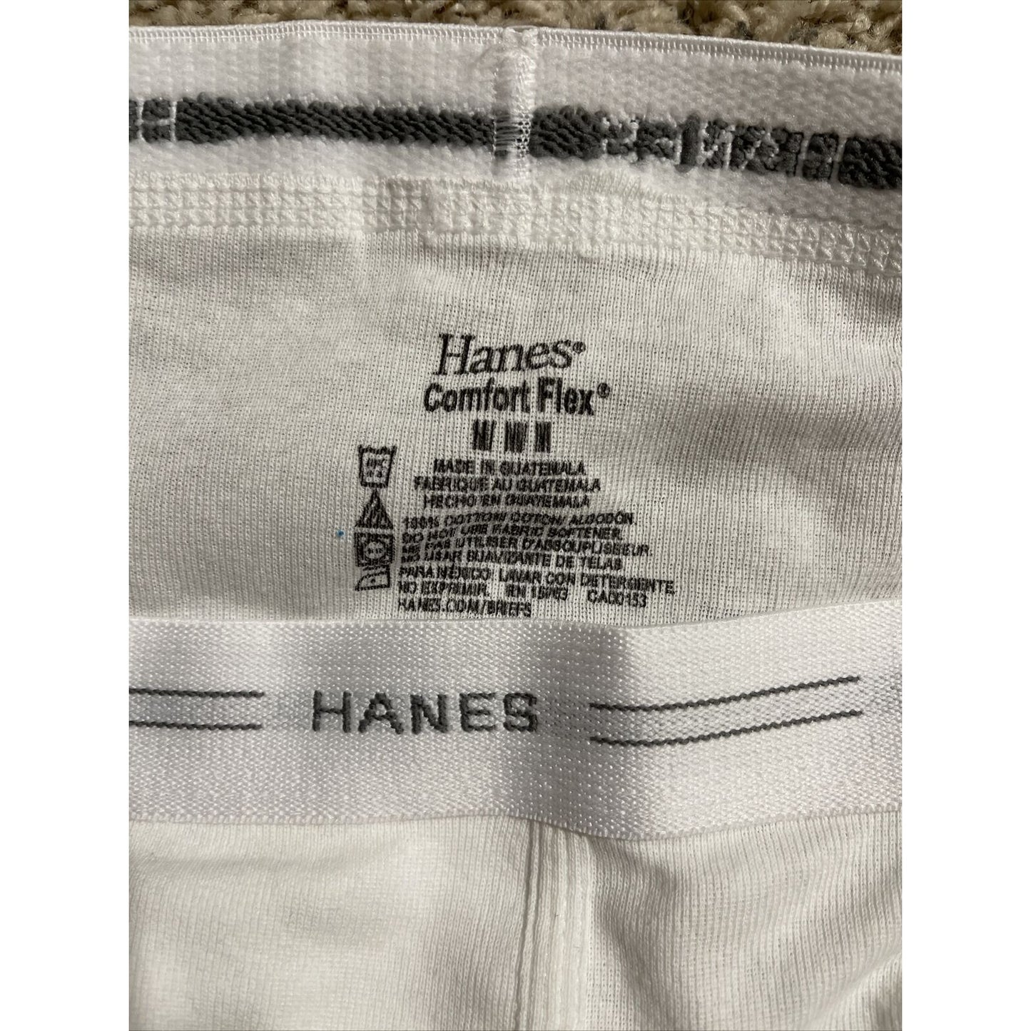 Men’s Hanes Comfort Flex White Medium Tighty Whities Briefs New