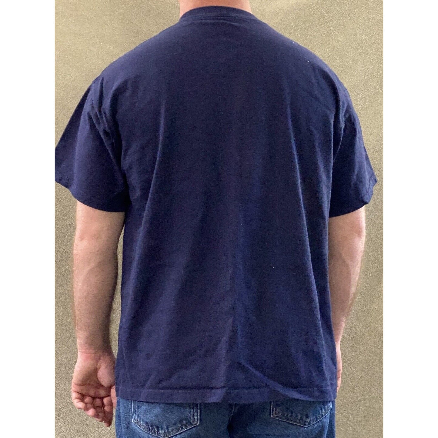 COLORADO Cheetah Delta Men’s XL Purple Cotton Pre-shrunk Souvenir T-shirt
