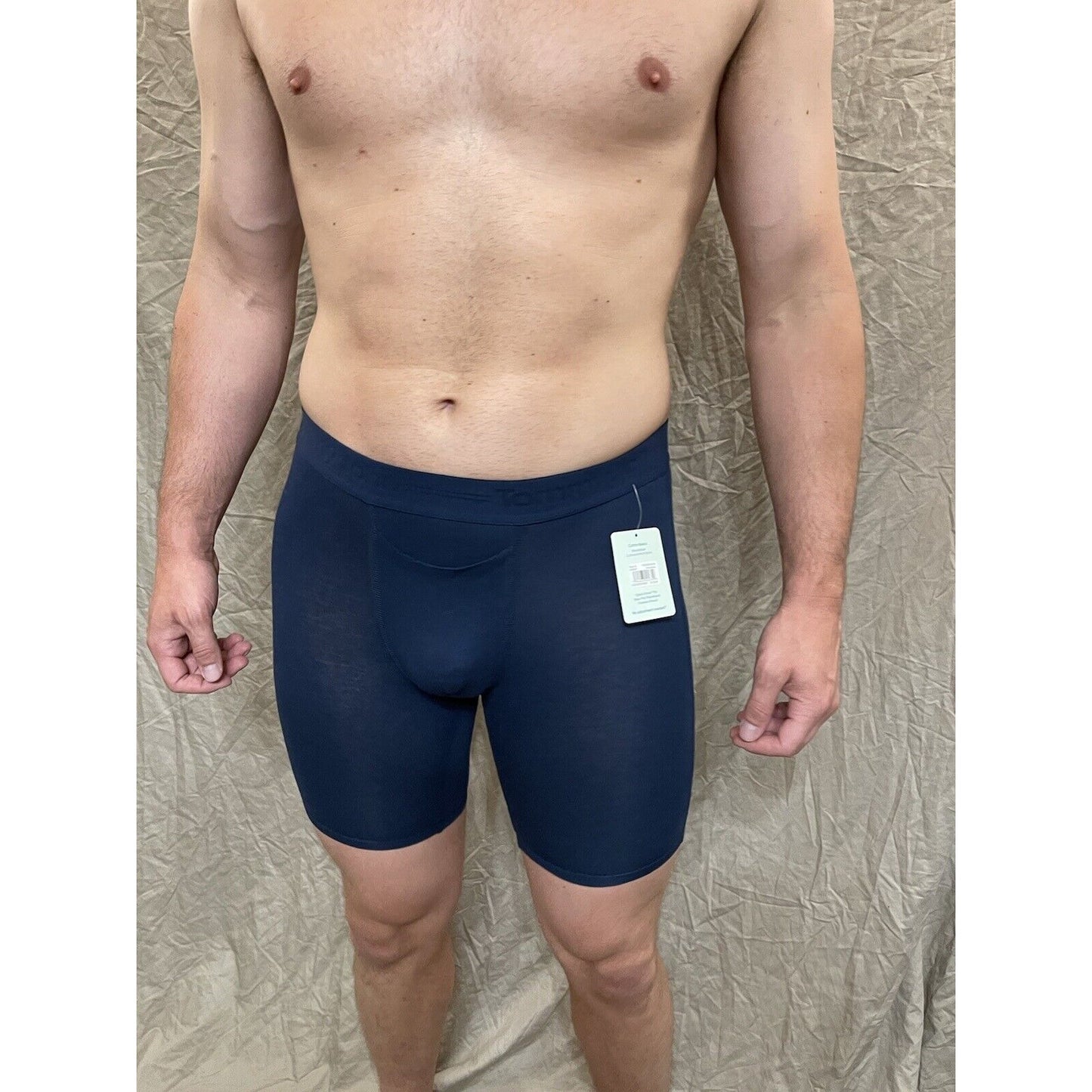 men's Dress Blue tommy john cotton basics boxer brief Medium