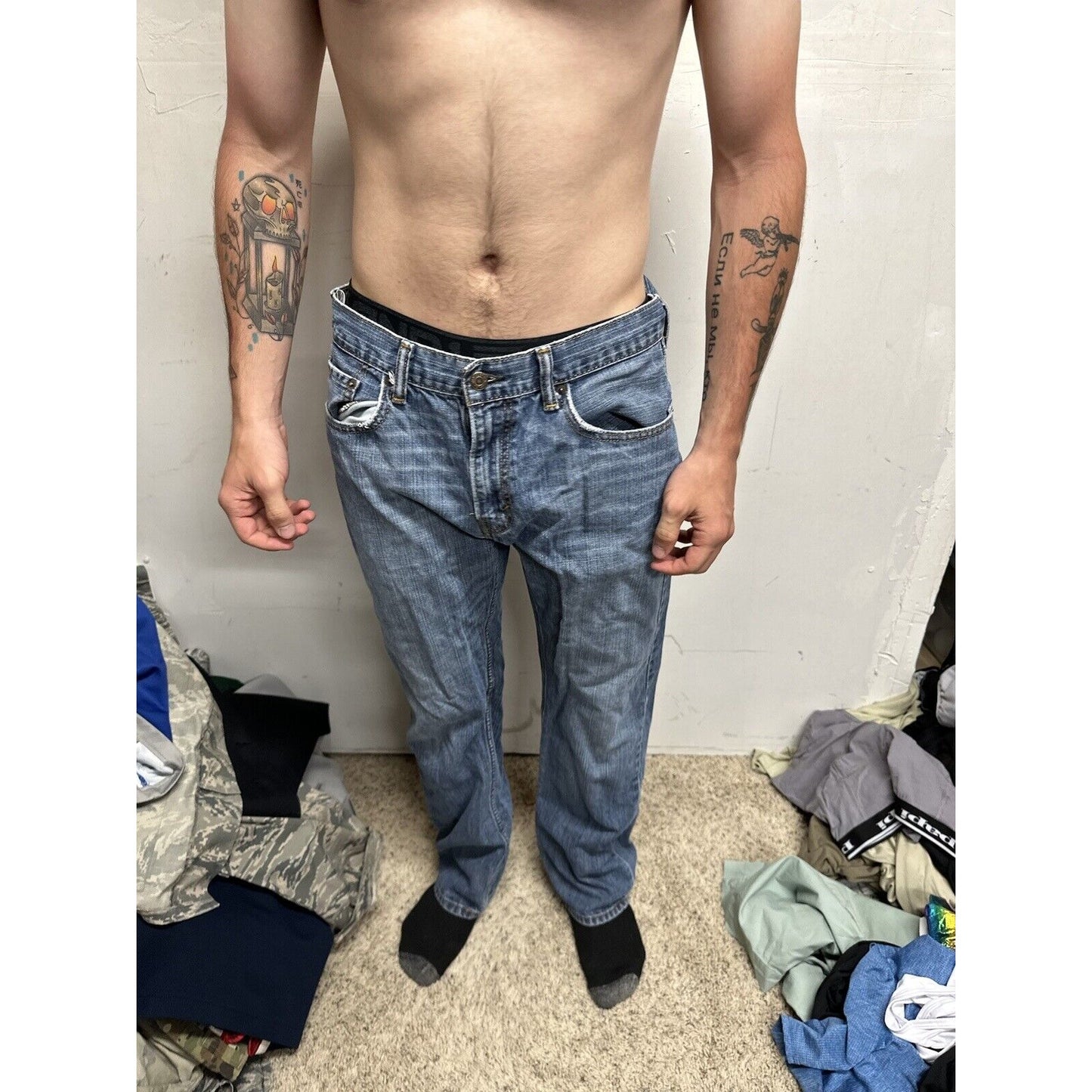 Men’s Levi’s 559 Blue Jeans 33 X 32