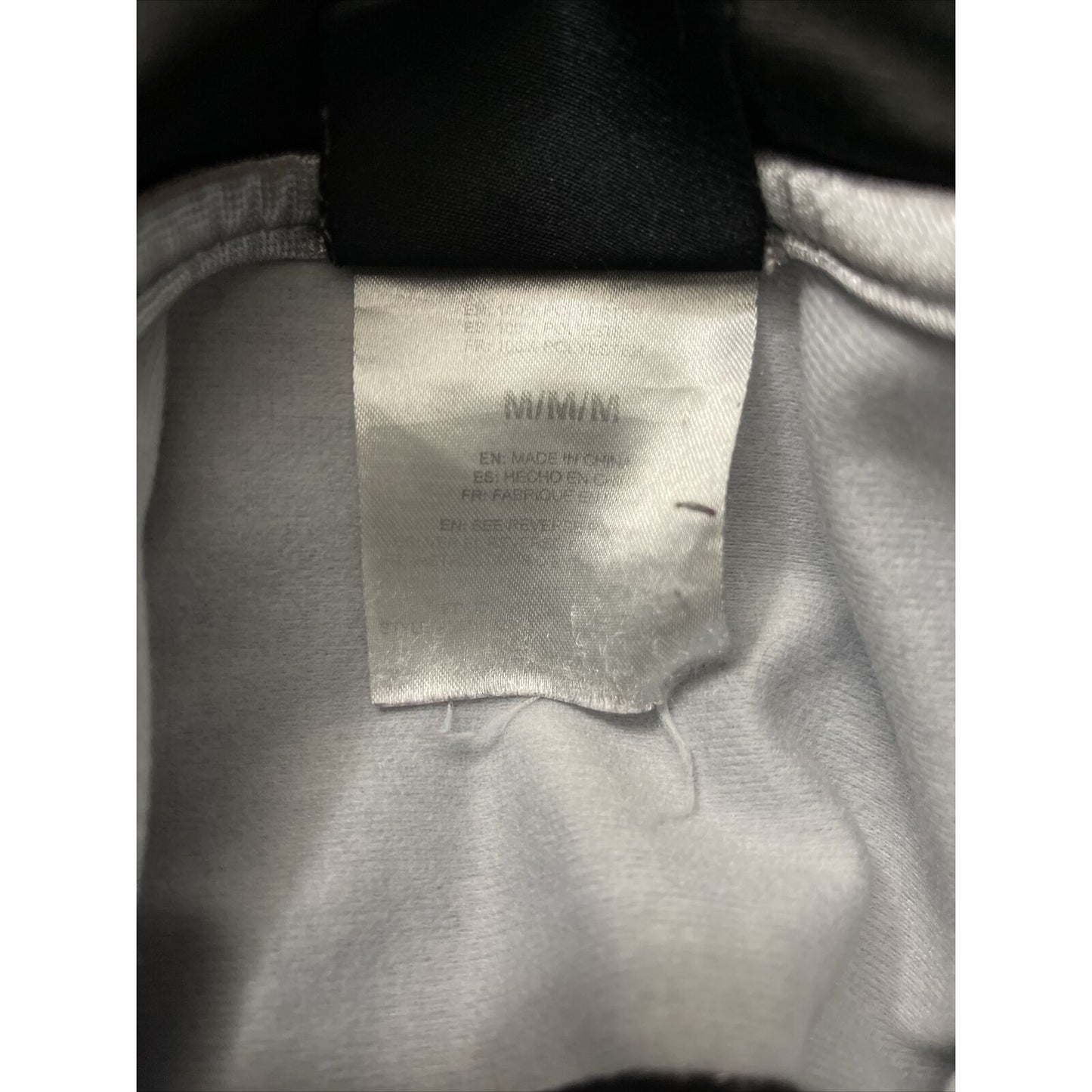 And1 Men's Black And Gray Full Zip Jacket Warm Up Sweats Medium Long Sleeve