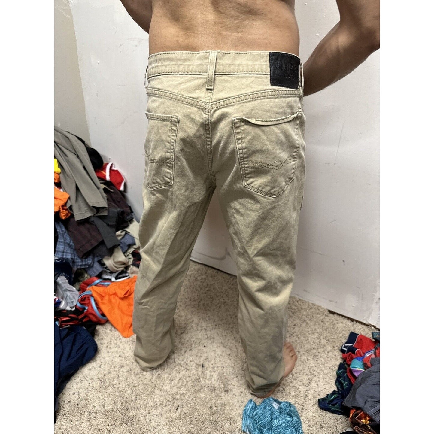 Men’s Khaki Denizen Levi’s 231 Athletic Fit 32”x32”