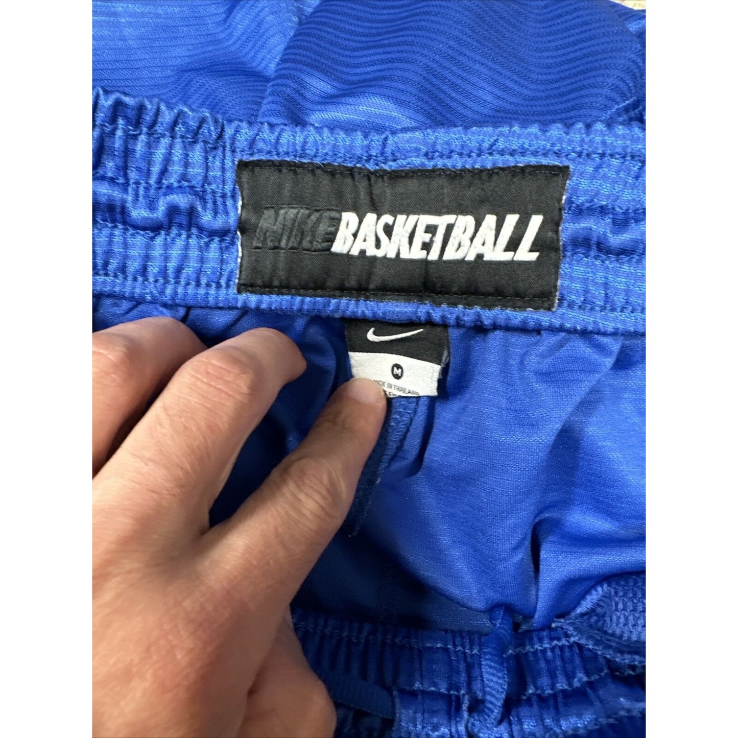 Men’s Blue Nike Basketball Medium Shorts With Pockets