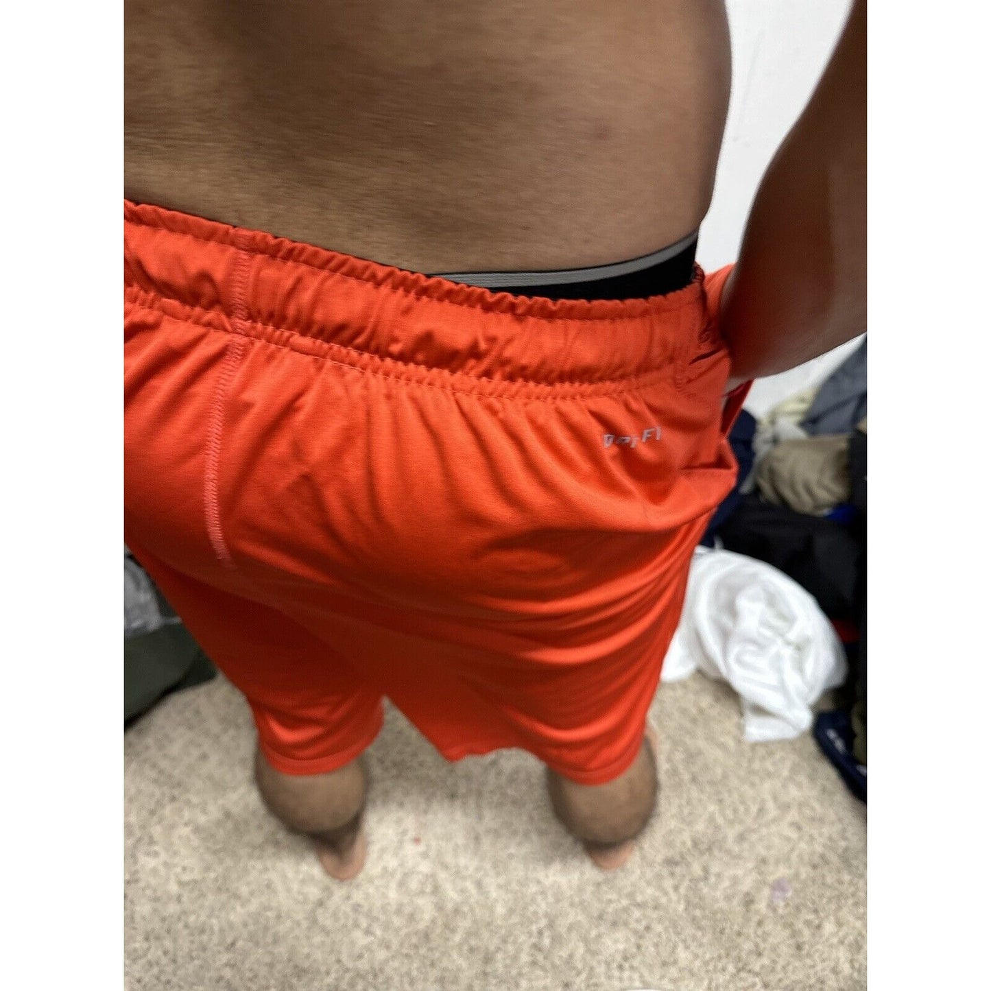 Men’s Red Nike Large Dri-fit With Pockets Athletic Shorts