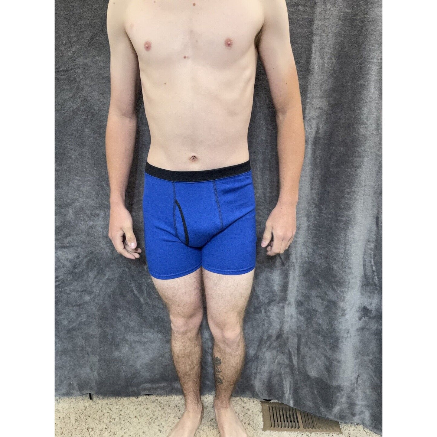 boy's youth XL royal blue hanes boxer brief