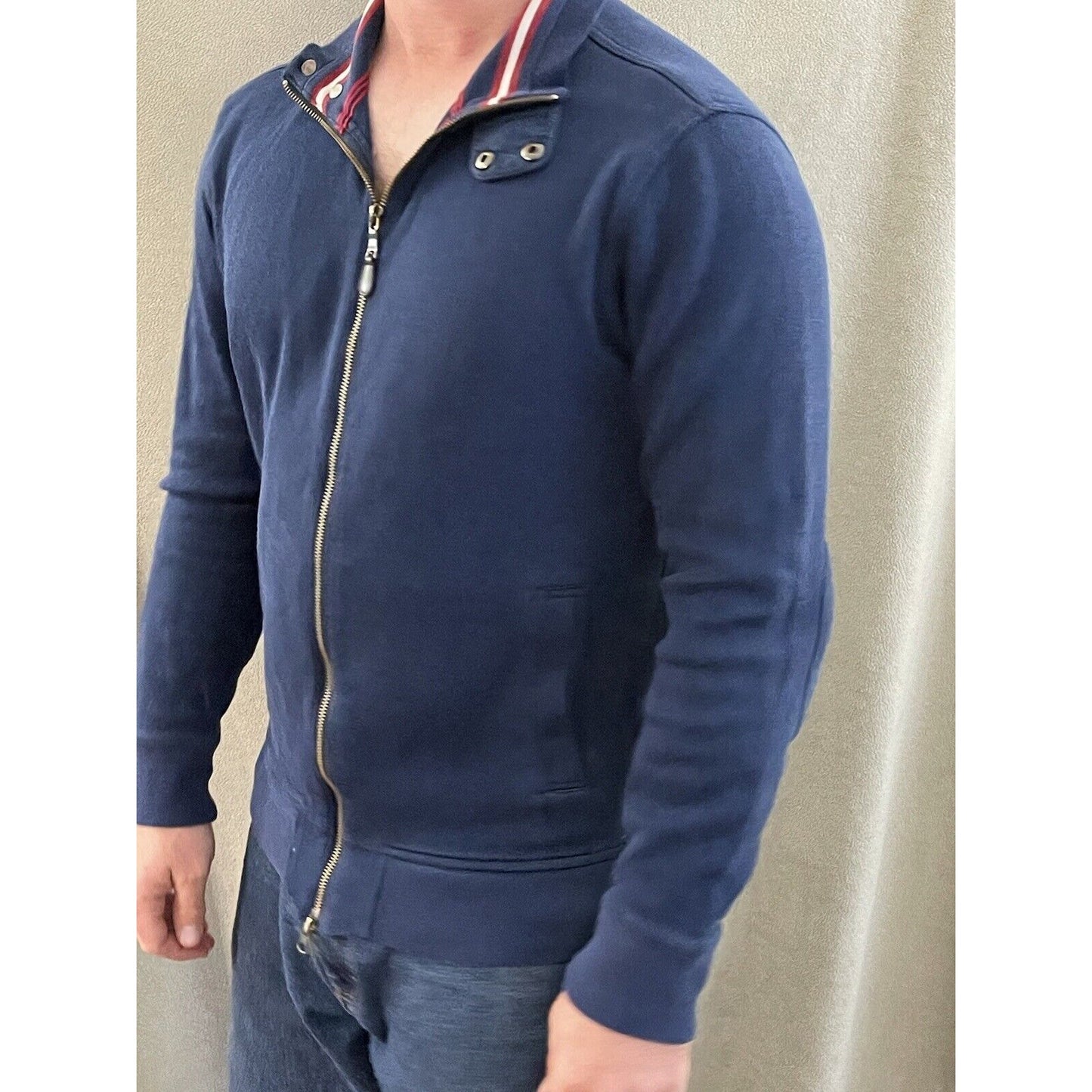 Men’s Banana Republic Navy Blue Zip Up Jacket large