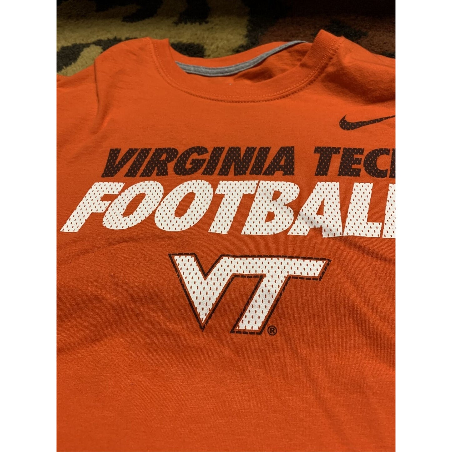 Virginia Tech Football Youth XL T-Shirt Orange
