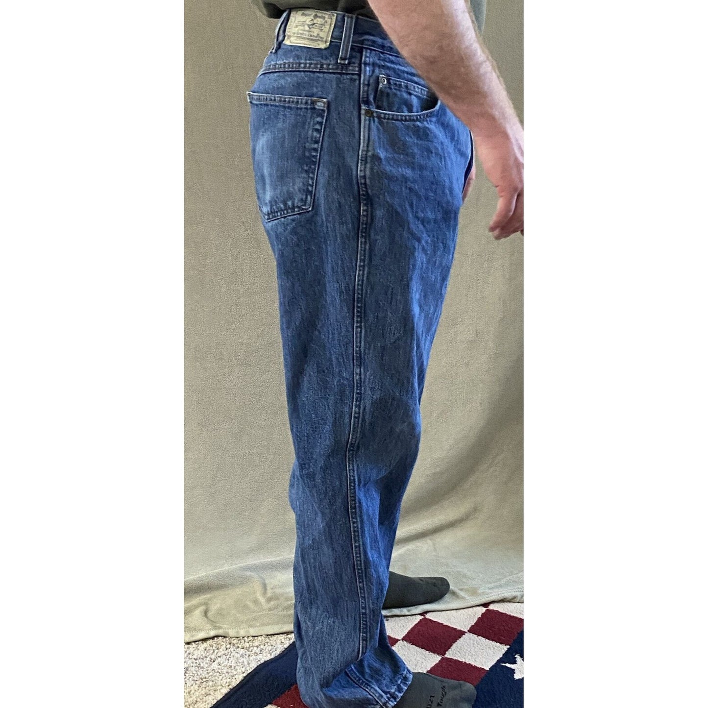 Bass Pro Shops RedHead Men’s 38x32 Relaxed Fit Blue Medium-wash Cotton Jeans