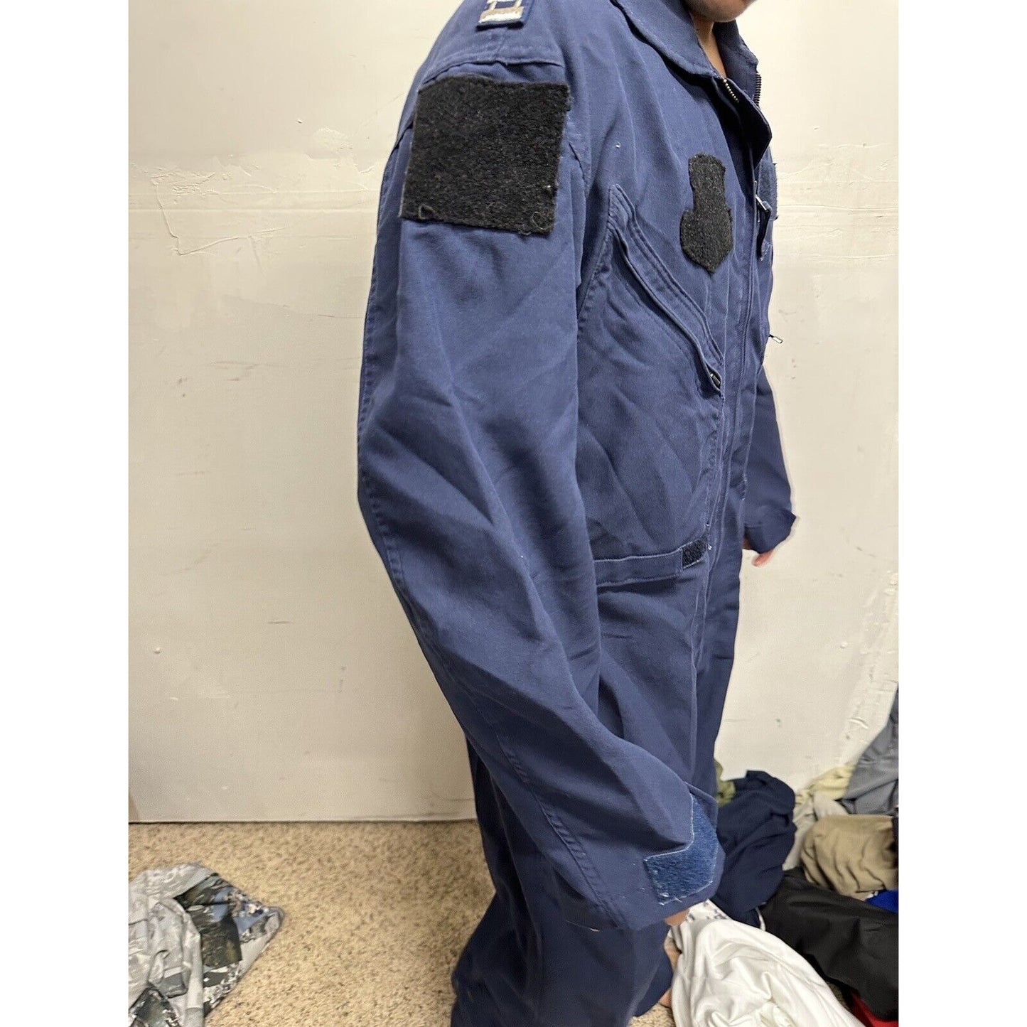 Vtg 90sSAC Missile Crew Coveralls Military USAF Jumpsuit Mechanic Flightsuit 42R