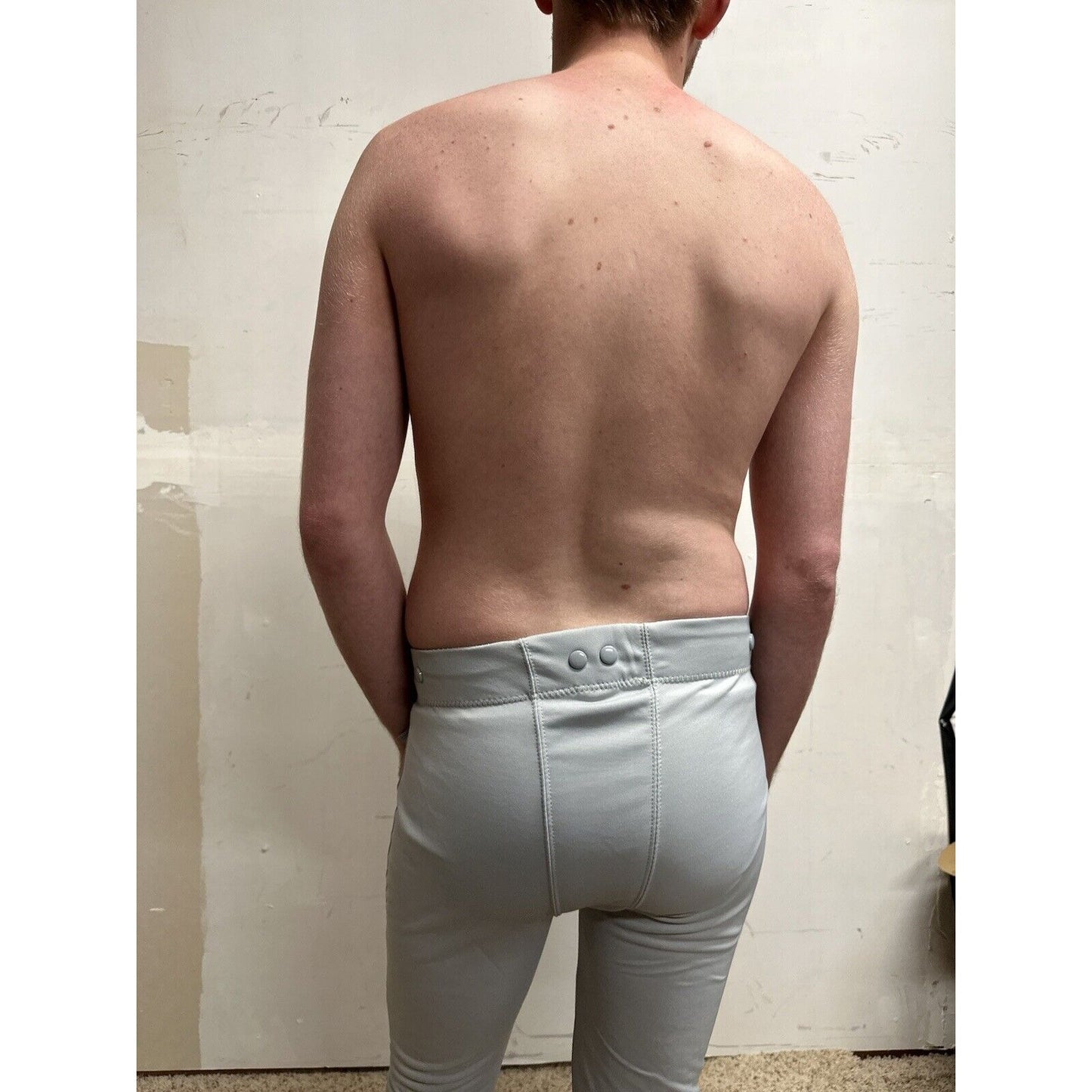 teen boys XXL russell athletic gray football pants