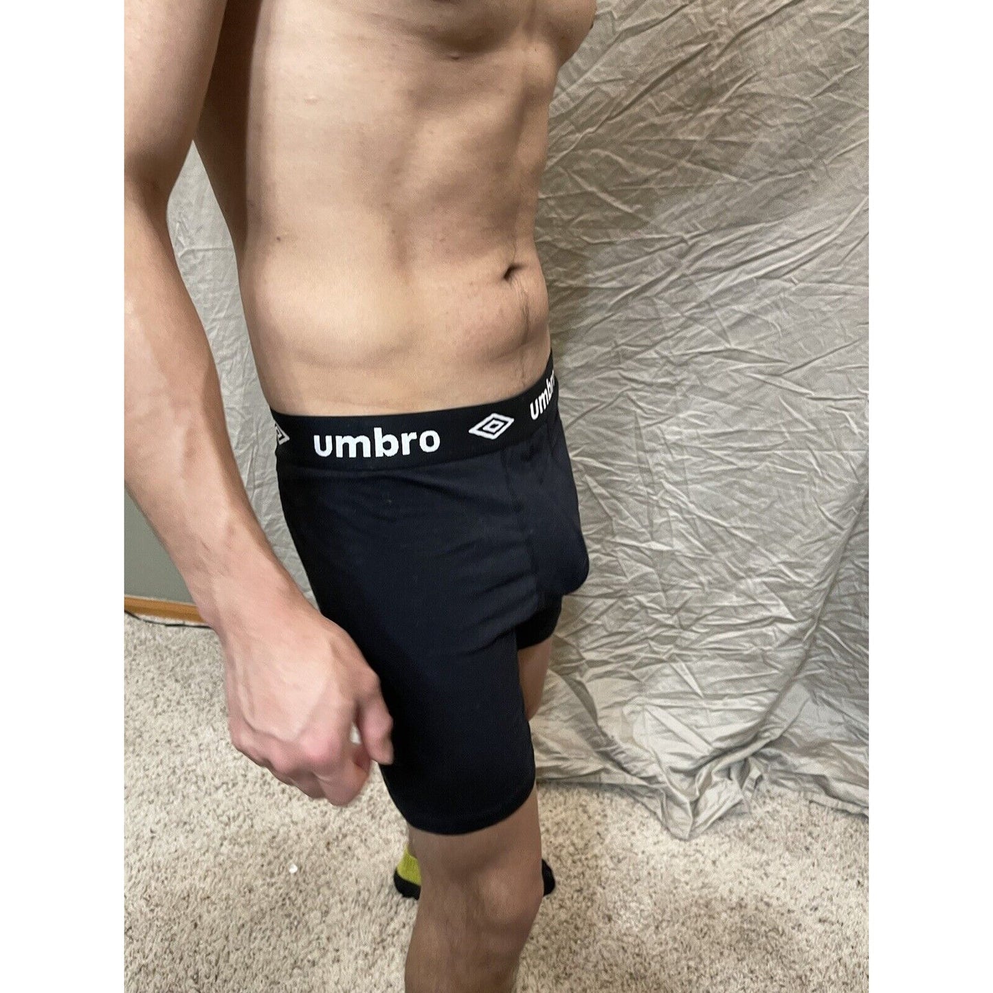 men's medium black umbro boxer briefs