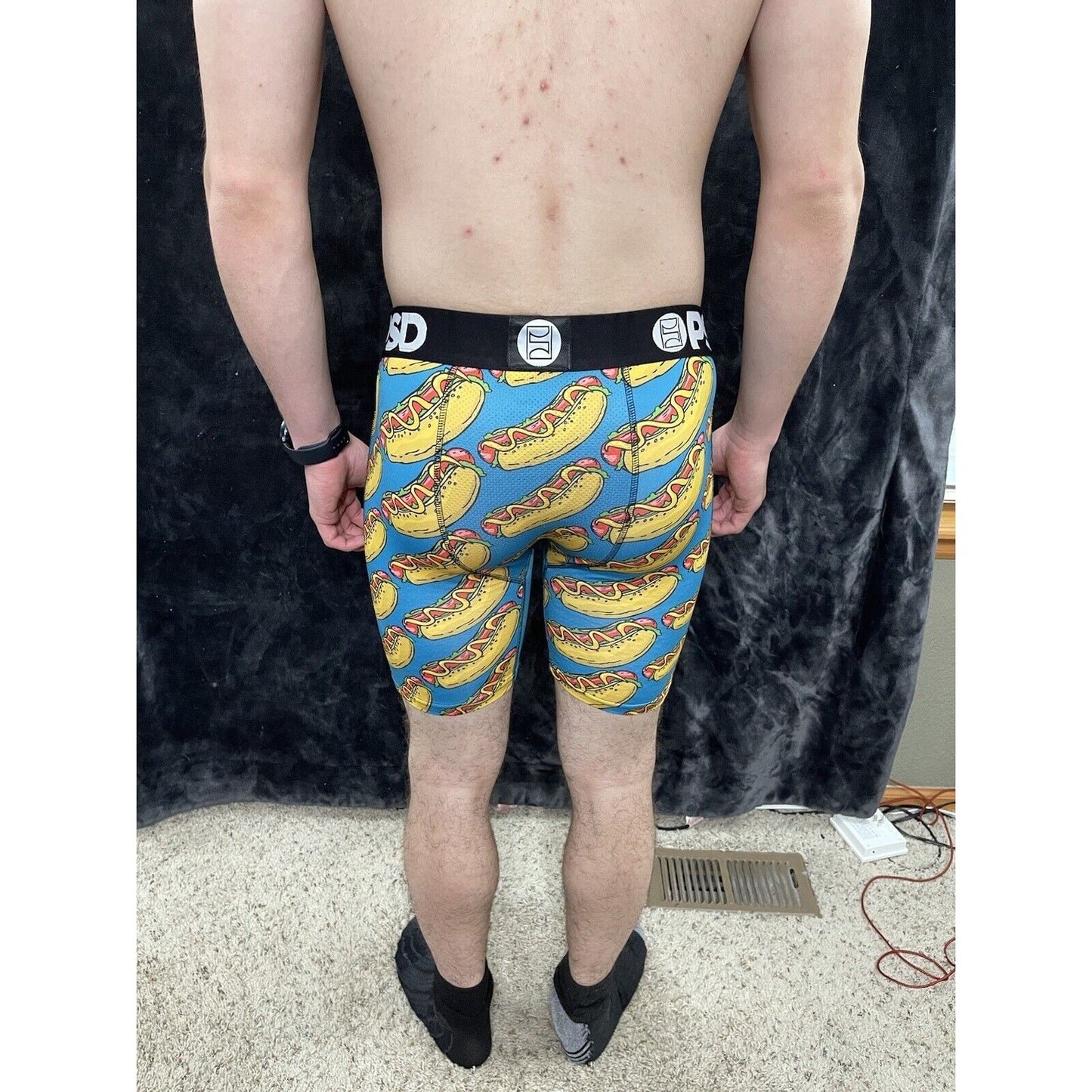 PSD Men's Size Medium Hot Dog Boxer Brief Underwear New