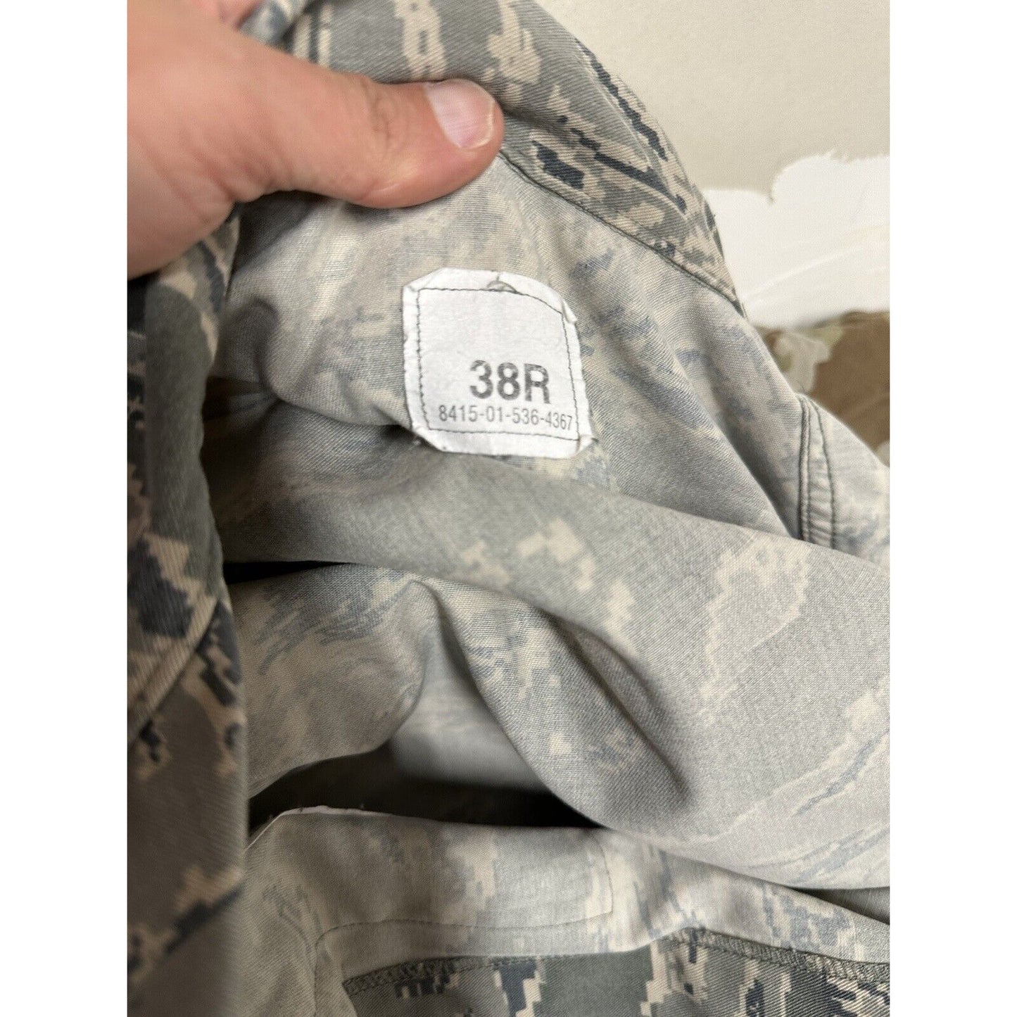 Men’s Civil Air Patrol USAF Airman Battle Uniform 38R Top Coat Blouse