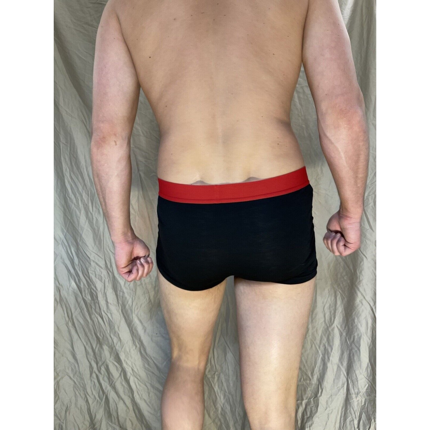 men's aero aeropostale Black With red Band boxer brief